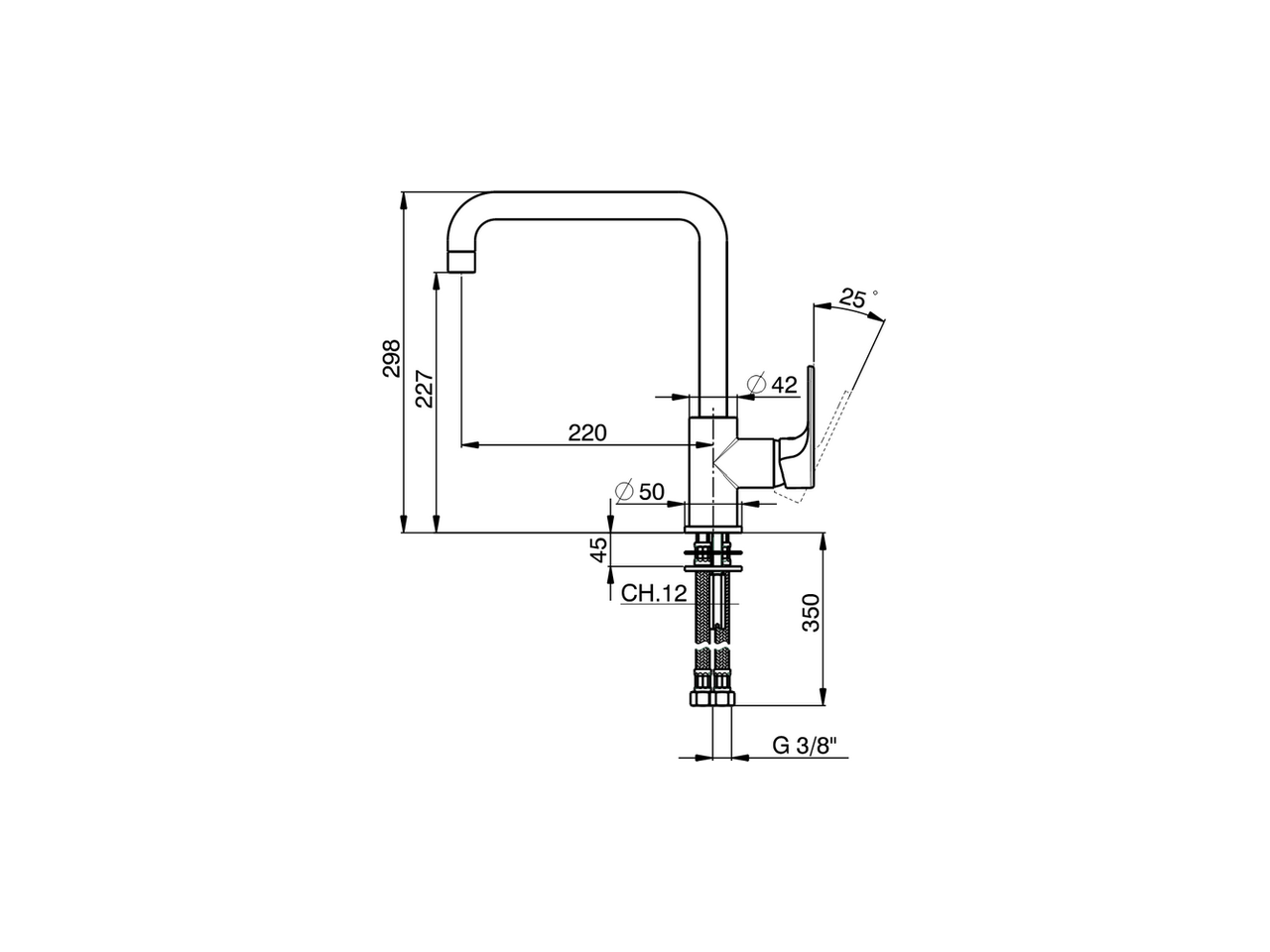 Single lever sink mixer Energysave KITCHEN_A3002535 - v1