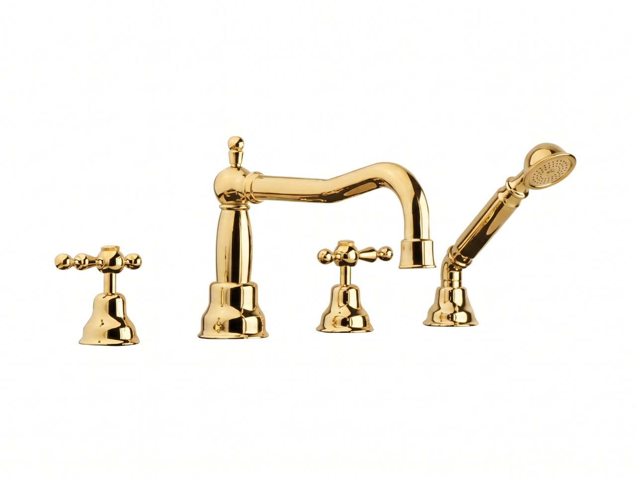 Deck-mounted 4-hole bath mixer ARCANA AMERICA_AA000264 -1