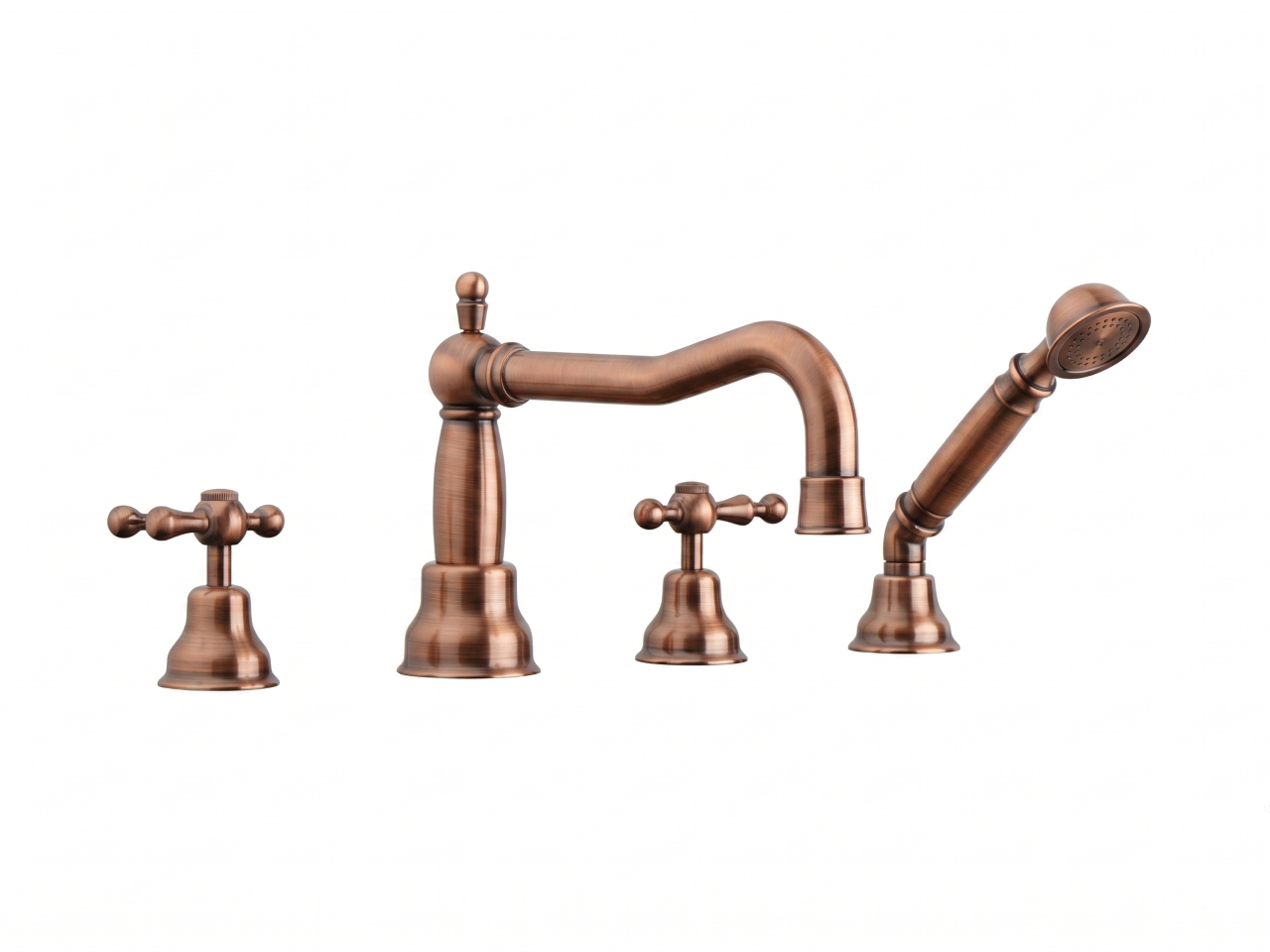 Deck-mounted 4-hole bath mixer ARCANA AMERICA_AA000264 -1