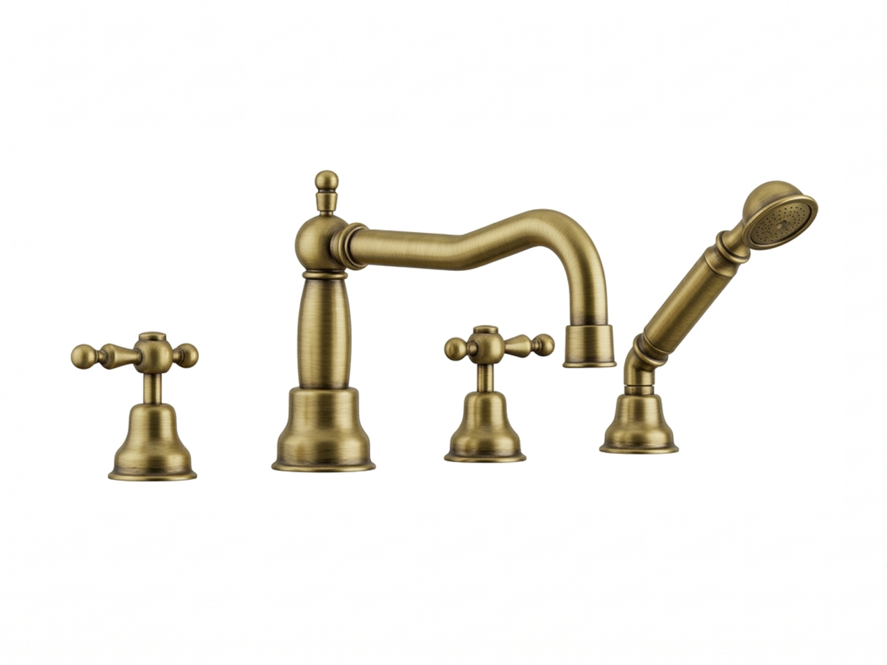 Deck-mounted 4-hole bath mixer ARCANA AMERICA_AA000264 -1