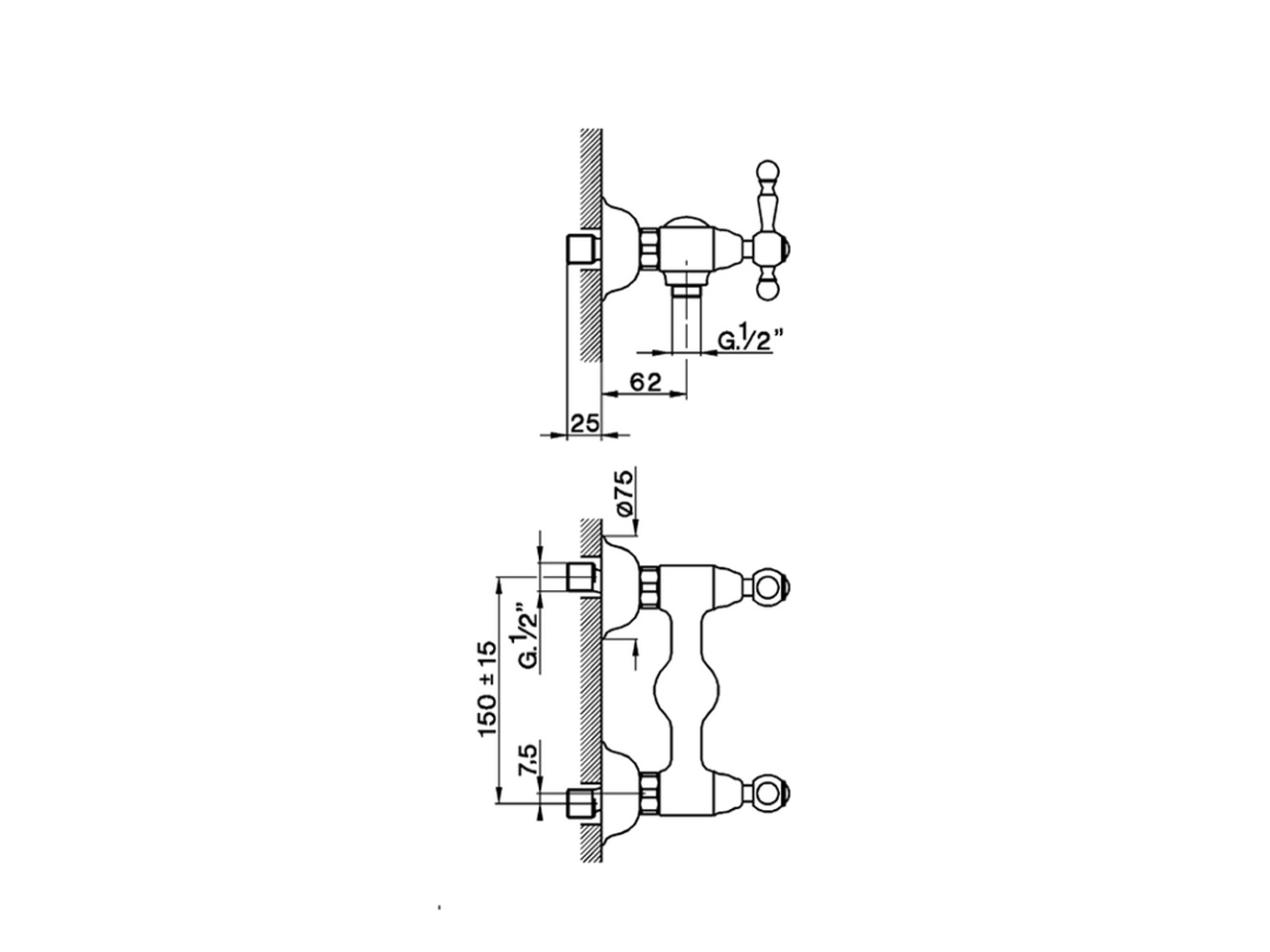 Shower mixer ARCANA AMERICA_AA000441 - v1