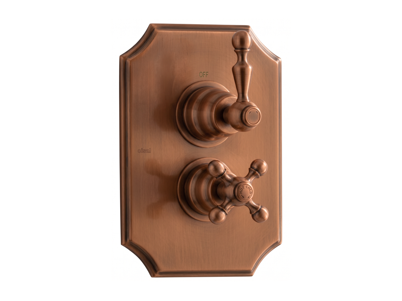 Exposed part for con.thermo.shower valve, 2-outlet ARCANA AMERICA_AA018100 -1