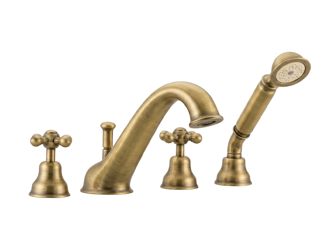Deck-mounted 4-hole bath mixer ARCANA CERAMIC_AC000260 -1