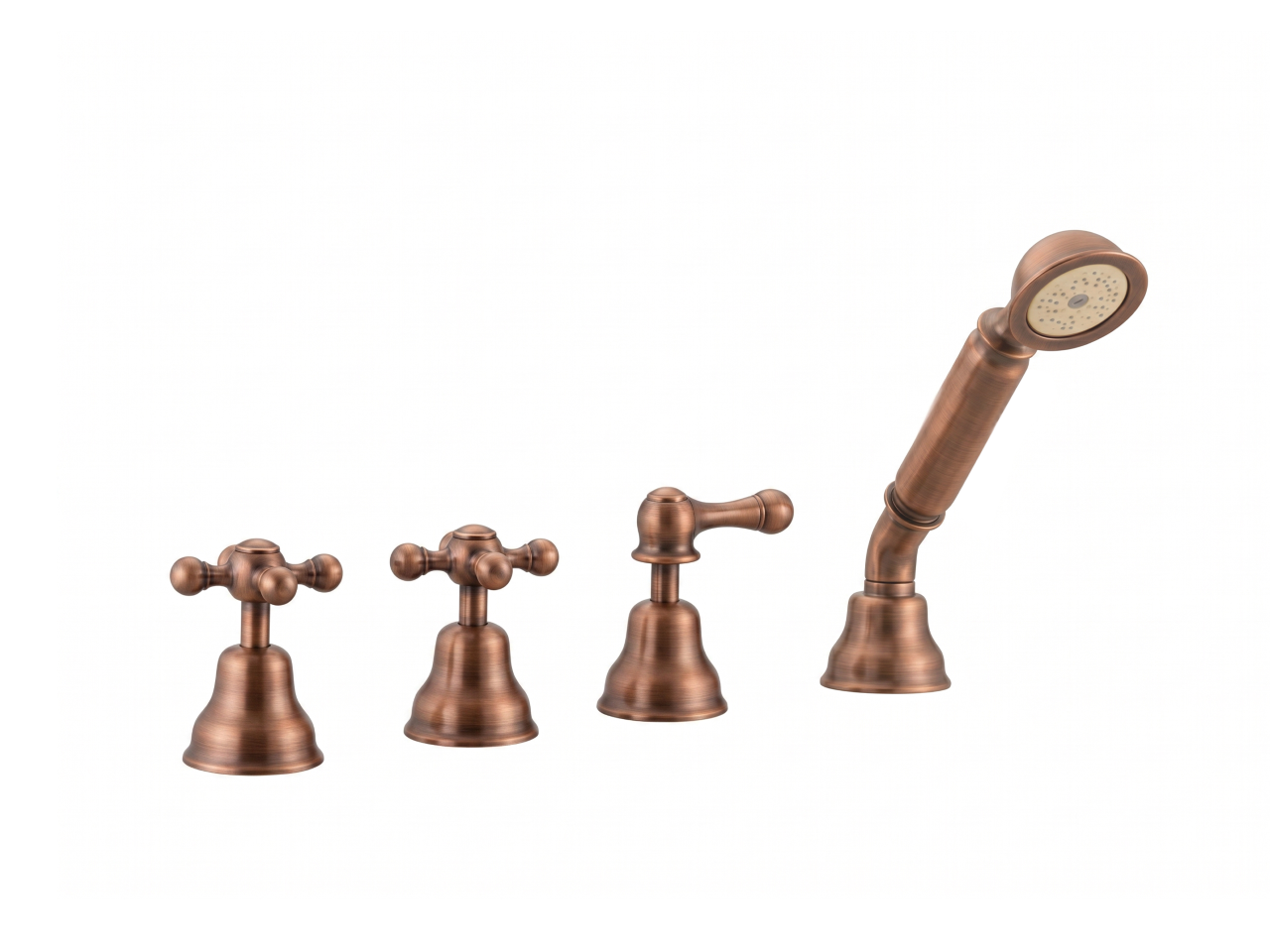 Deck-mounted 4-hole bath mixer ARCANA CERAMIC_AC000290 -1