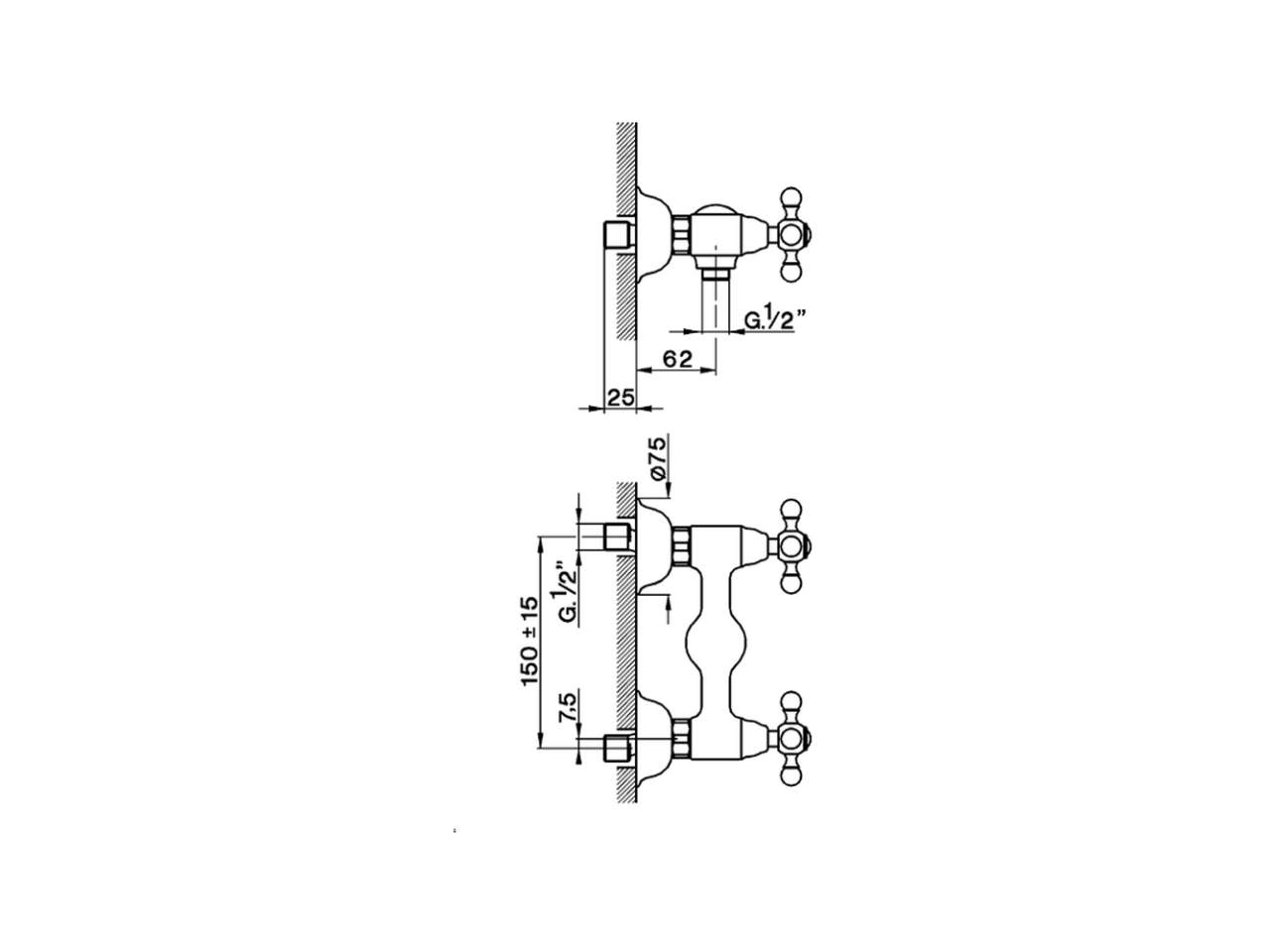 Shower mixer ARCANA CERAMIC_AC000441 - v1