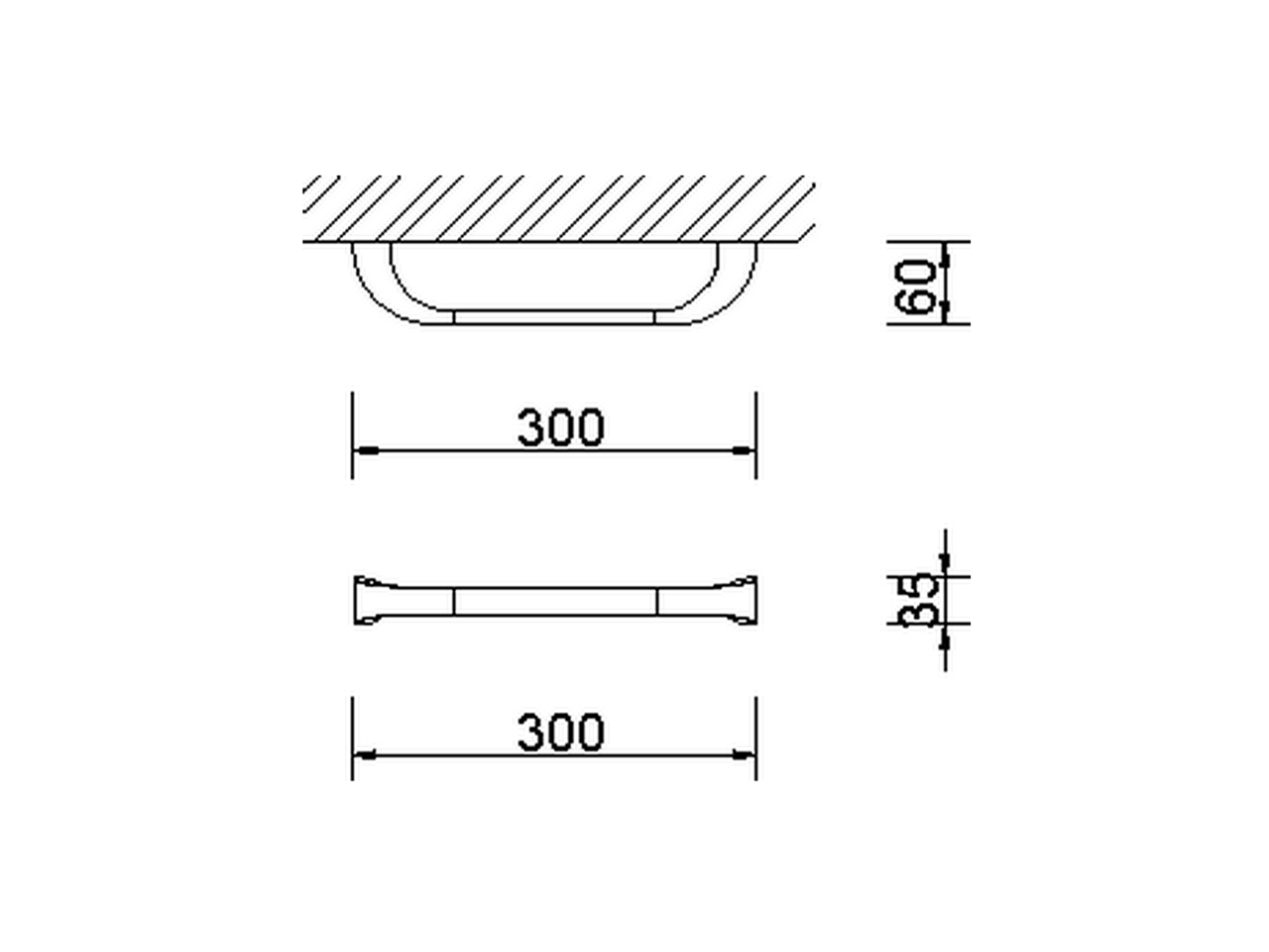 Towel holder BATHROOM ACCESSORIES_AE090100 - v1