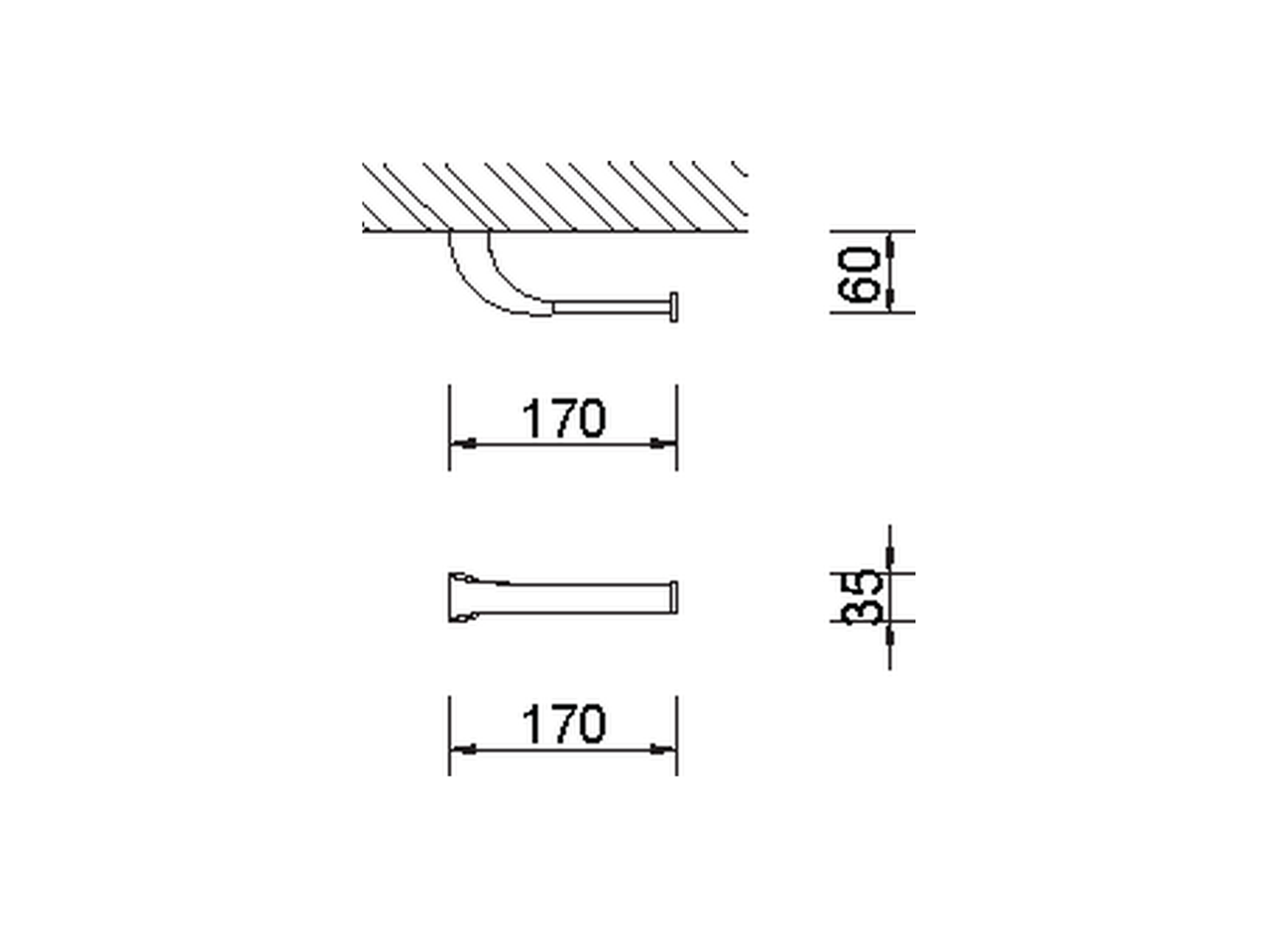 Toilet paper holder BATHROOM ACCESSORIES_AE090400 - v1