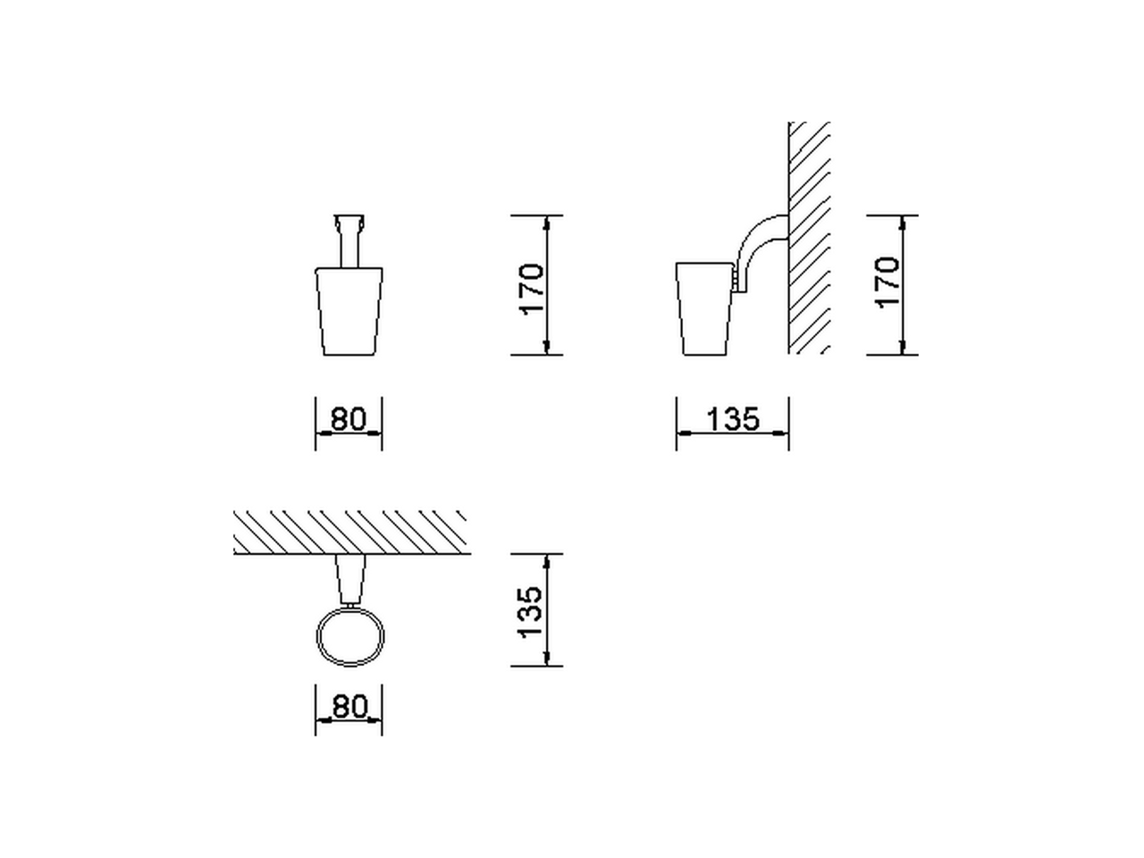 Glass holder BATHROOM ACCESSORIES_AE090500 - v1