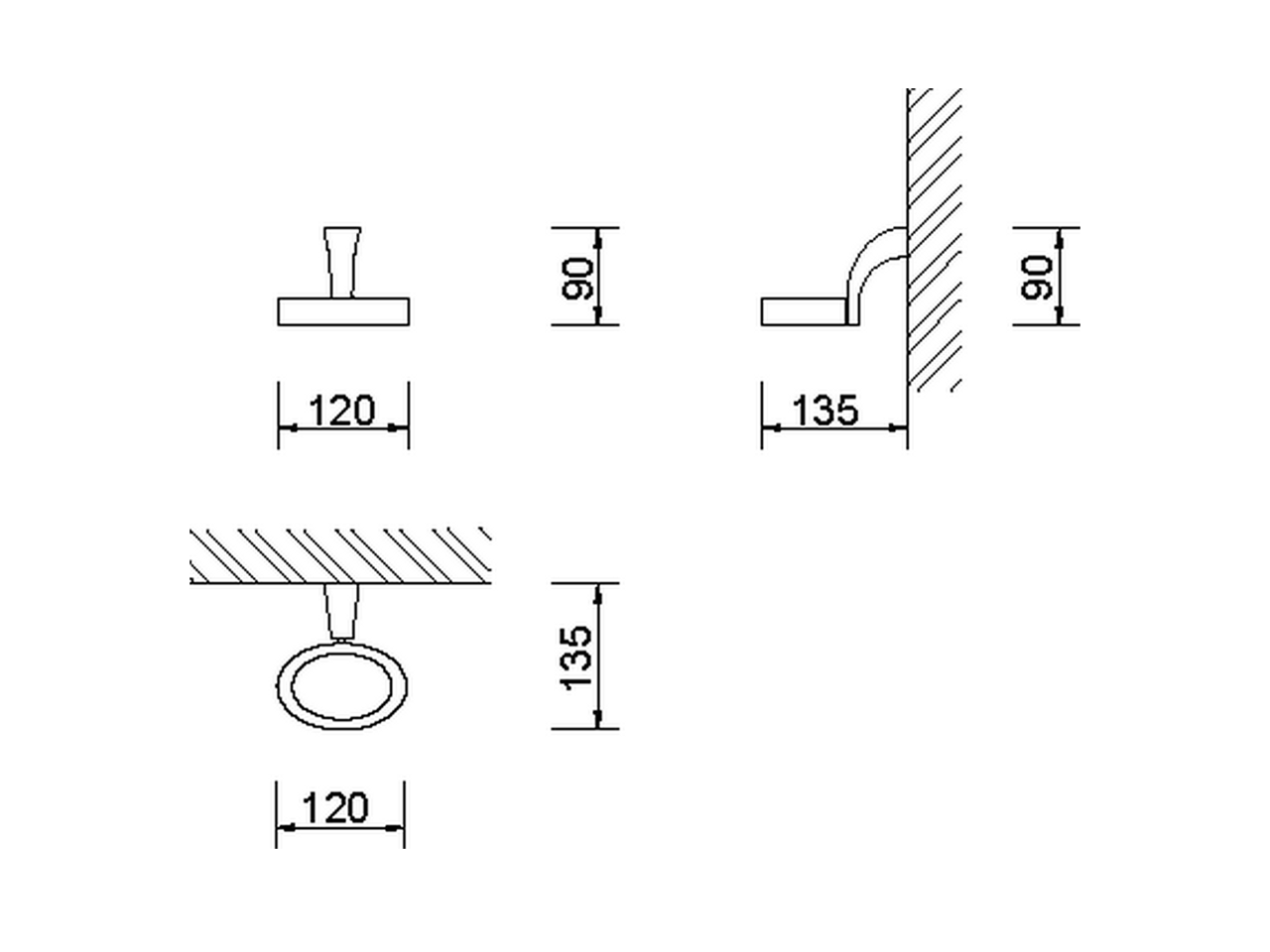 Wall mounted soap-dish BATHROOM ACCESSORIES_AE090600 - v1