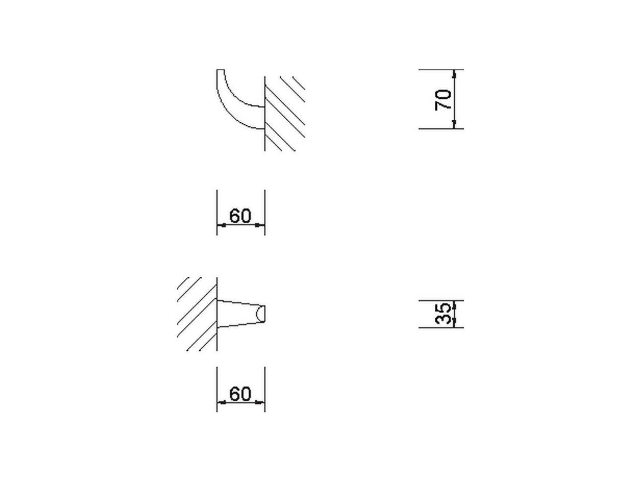 Single hook BATHROOM ACCESSORIES_AE090710 - v1