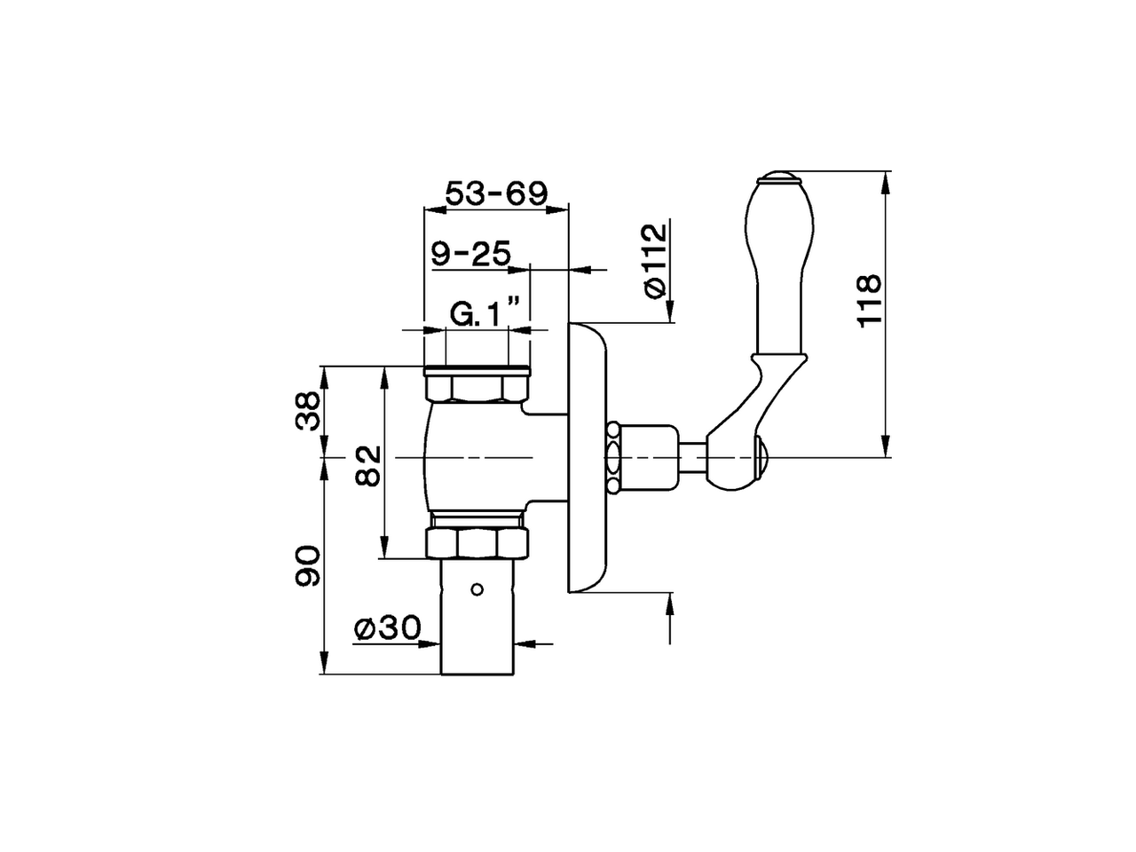 Concealed rapid flow valve ARCANA COMPONENTS_AR002711 - v1