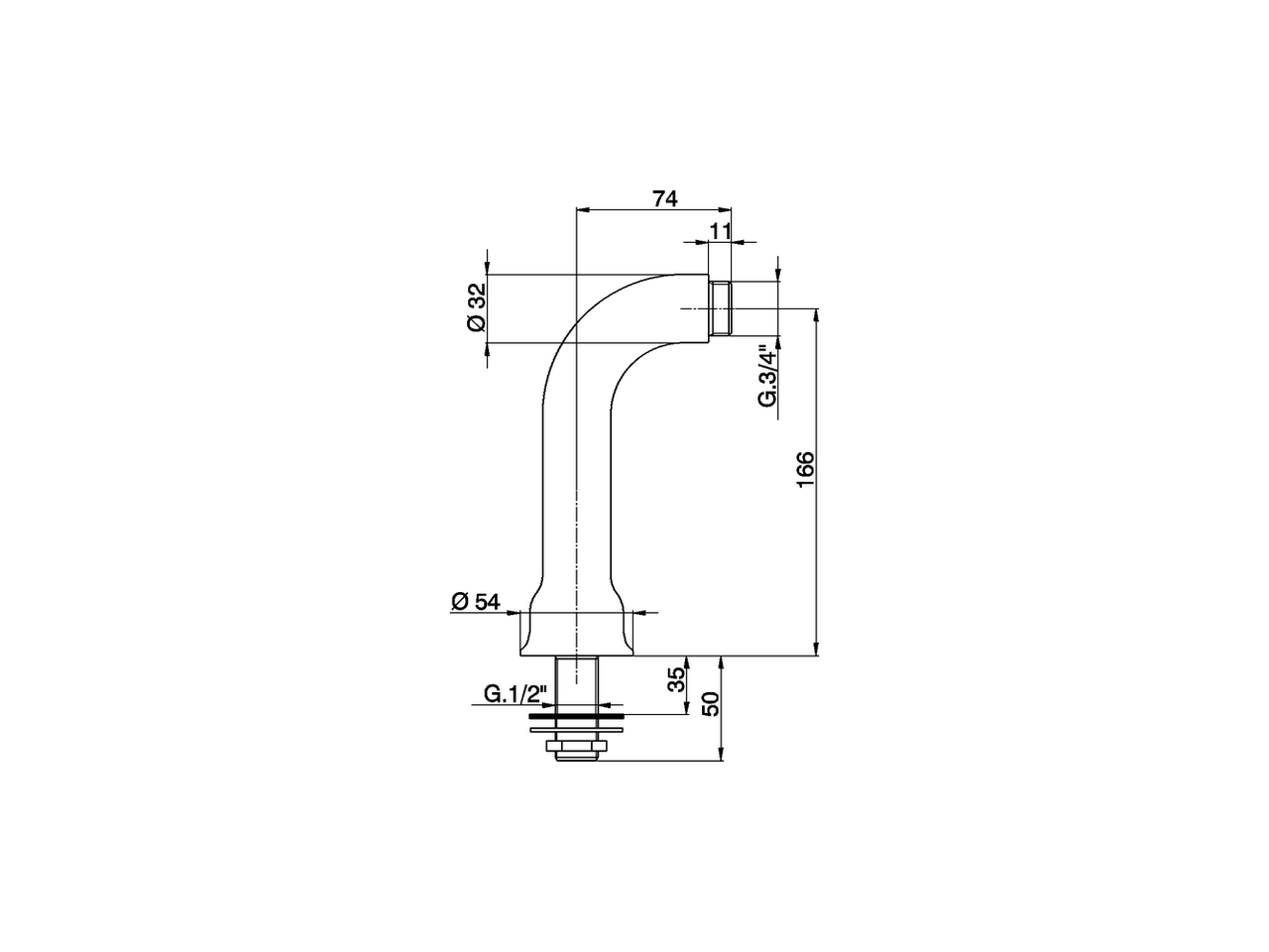 Pillar connection ARCANA COMPONENTS_AR003801 - v1