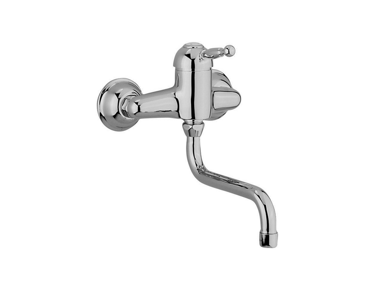 Exposed single lever sink mixer KITCHEN_AY000400 - v1