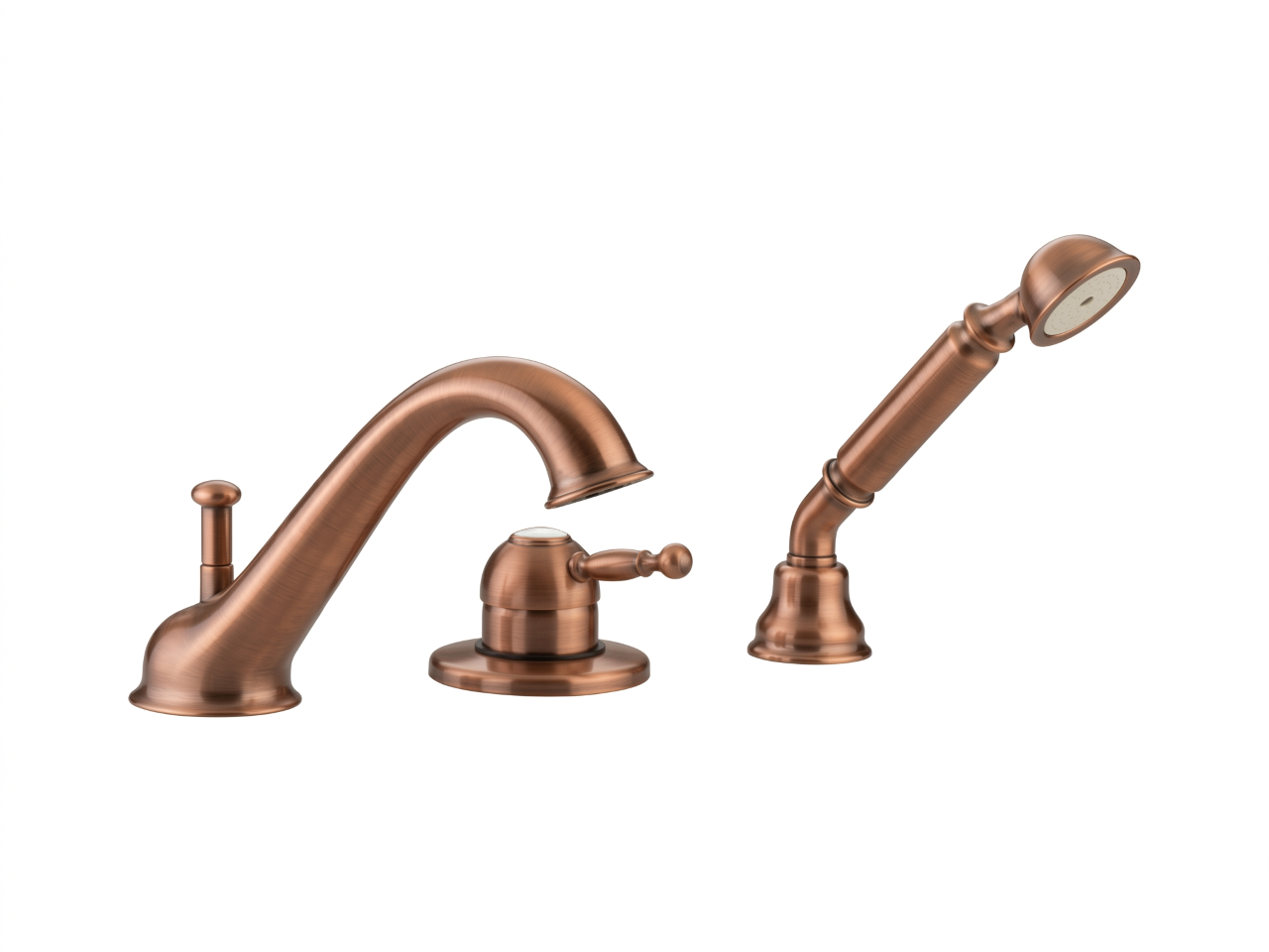 Deck mounted 3-hole single lever bath mixer ARCANA ROYAL_AY001260 -1