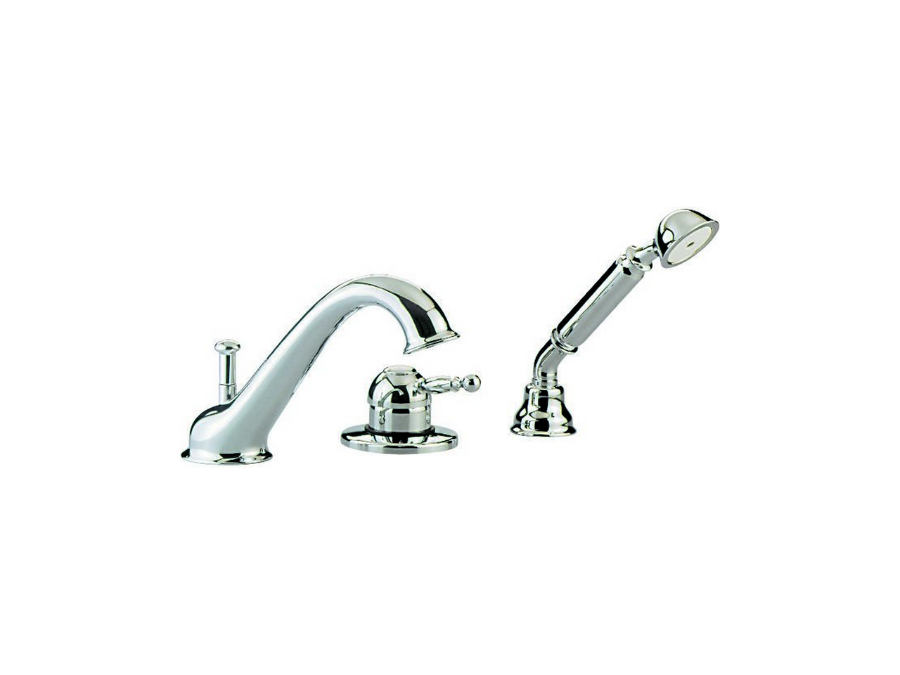 Deck mounted 3-hole single lever bath mixer ARCANA ROYAL_AY001260 - v1
