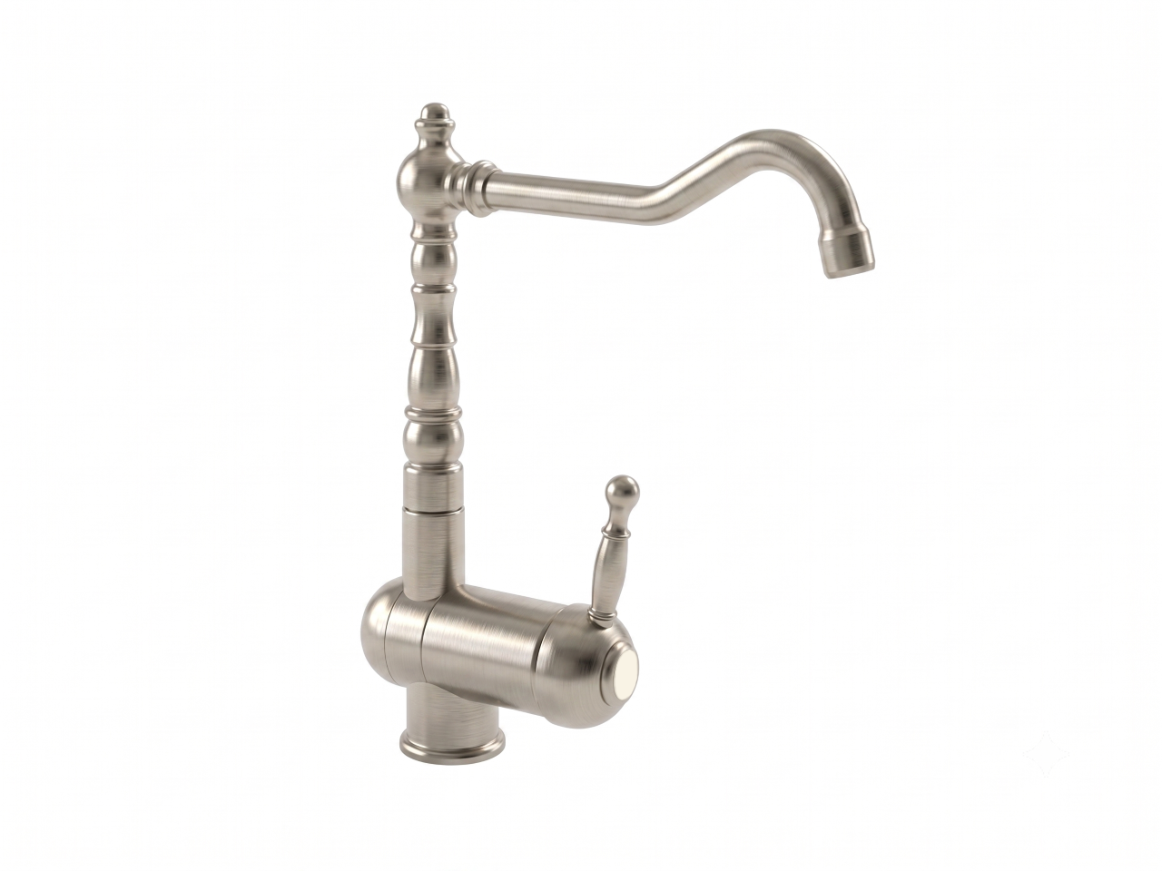 Single lever sink mixer with reclined spout KITCHEN_AY001530 -1