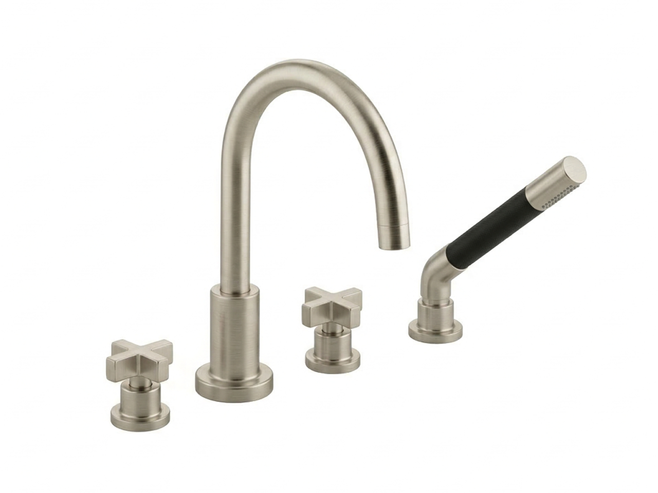 Deck-mounted 4-hole bath mixer BARCELONA_BA000260 -1