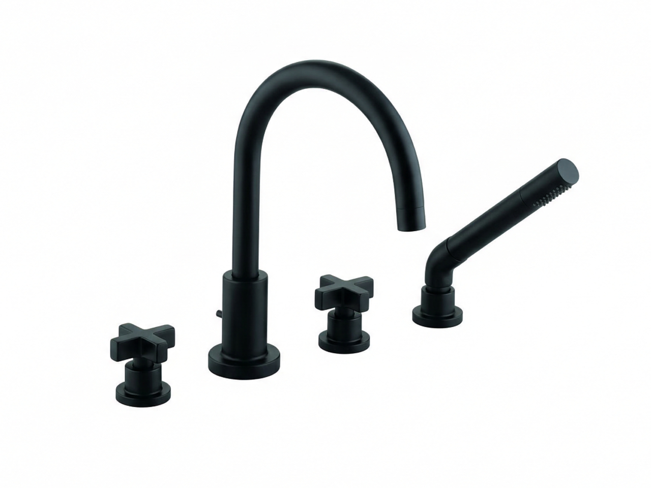 Deck-mounted 4-hole bath mixer BARCELONA_BA000260 -1