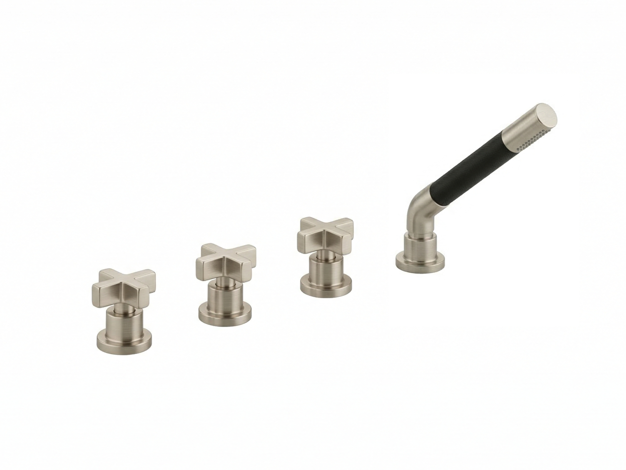 Deck-mounted 4-hole bath mixer BARCELONA_BA000290 -1