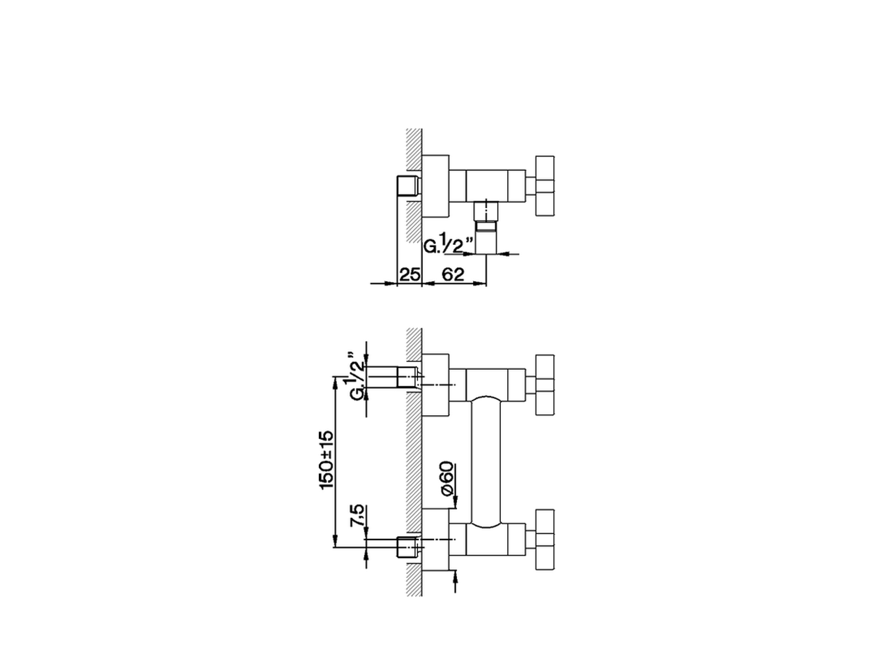 Shower mixer BARCELONA_BA000443 - v1