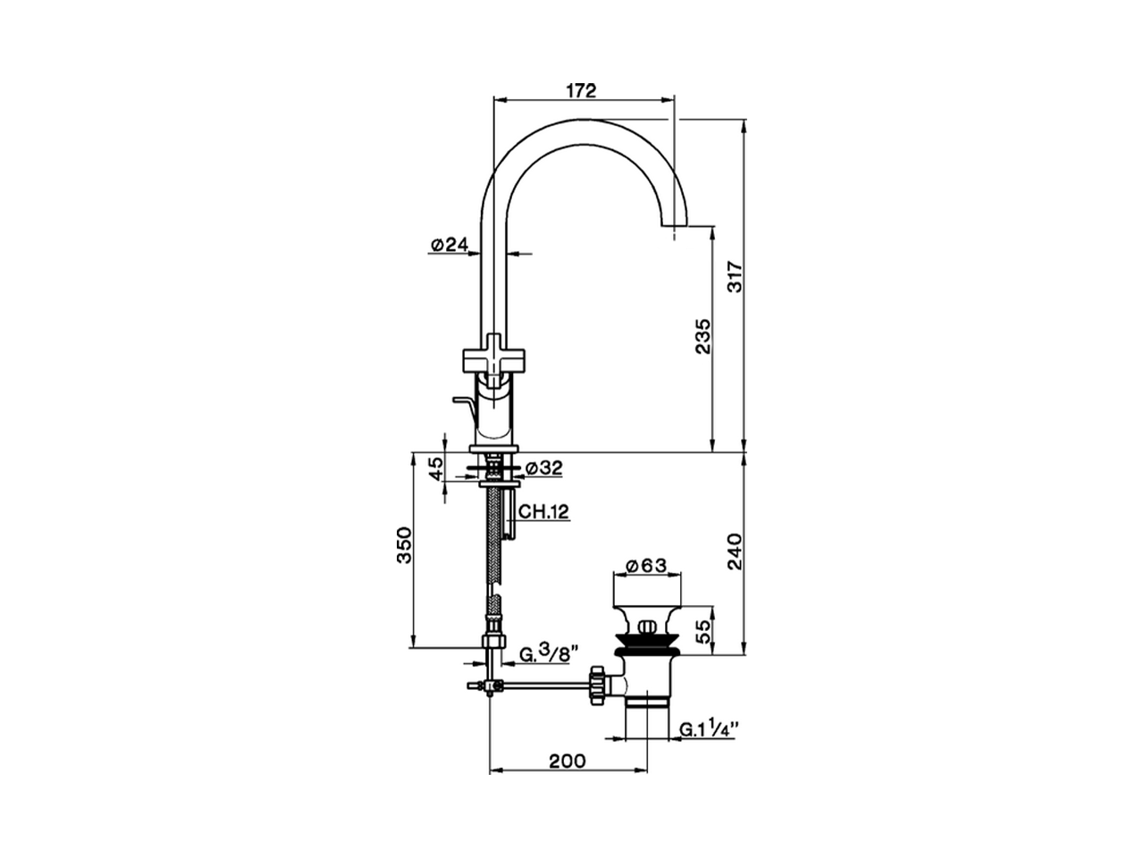 Washbasin mixer BARCELONA_BA000520 - v1