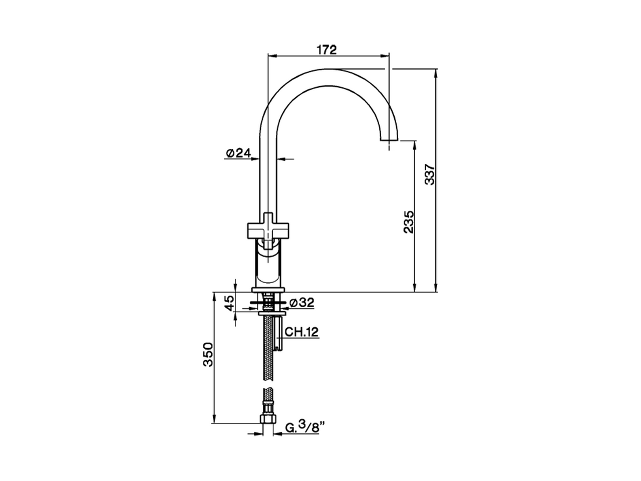 Sink mixer KITCHEN_BA000530 - v1