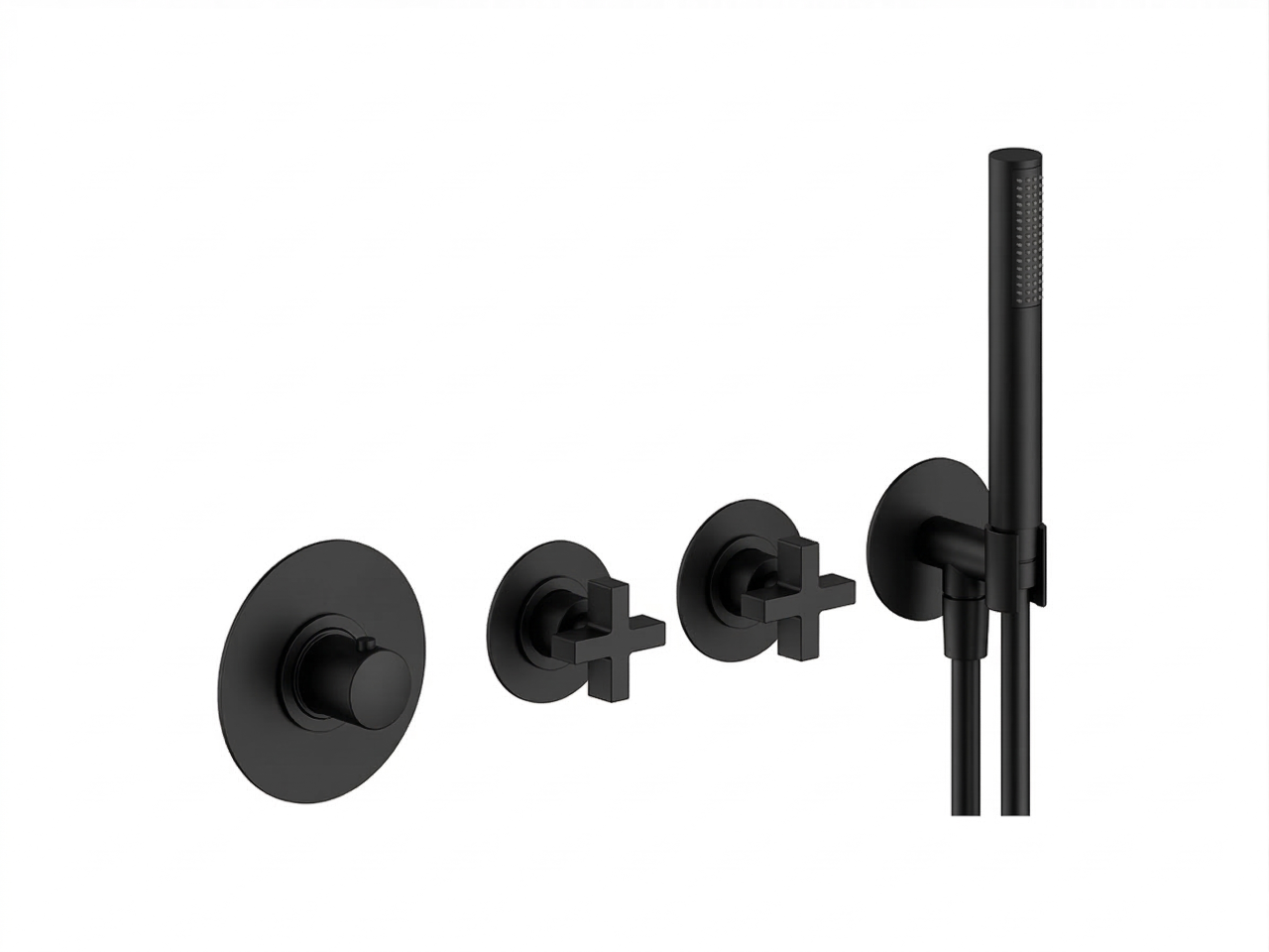 Cover Part for 2 Outlet Concealed Thermo. Valve BARCELONA_BA00R250 -1