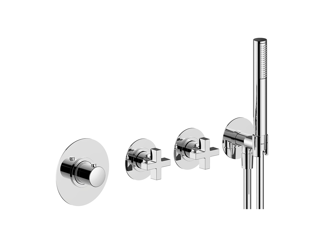 CisalCover Part for 2 Outlet Concealed Thermo. Valve BARCELONA_BA00R250