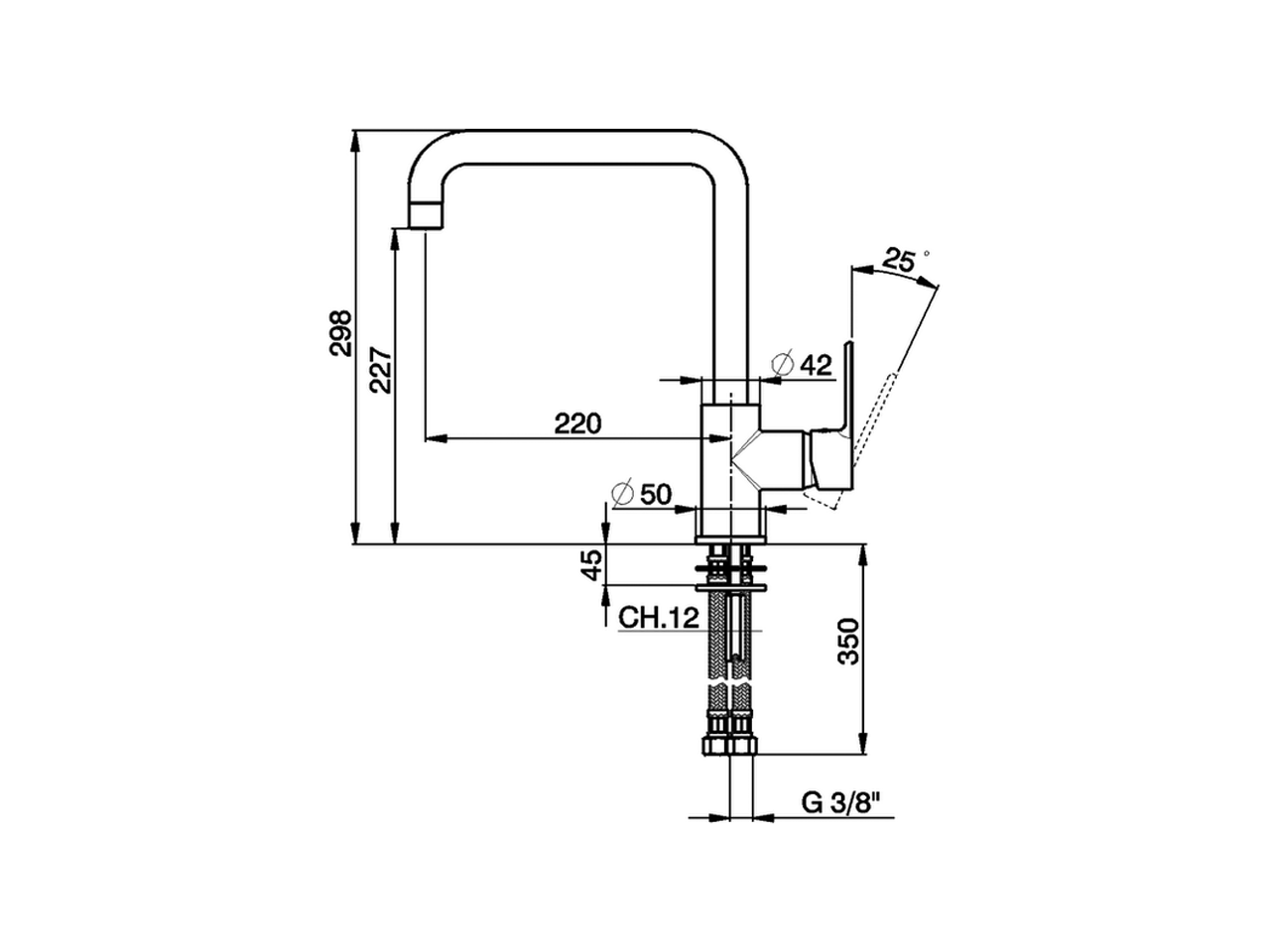 Single lever sink mixer Energysave KITCHEN_C2002535 - v1