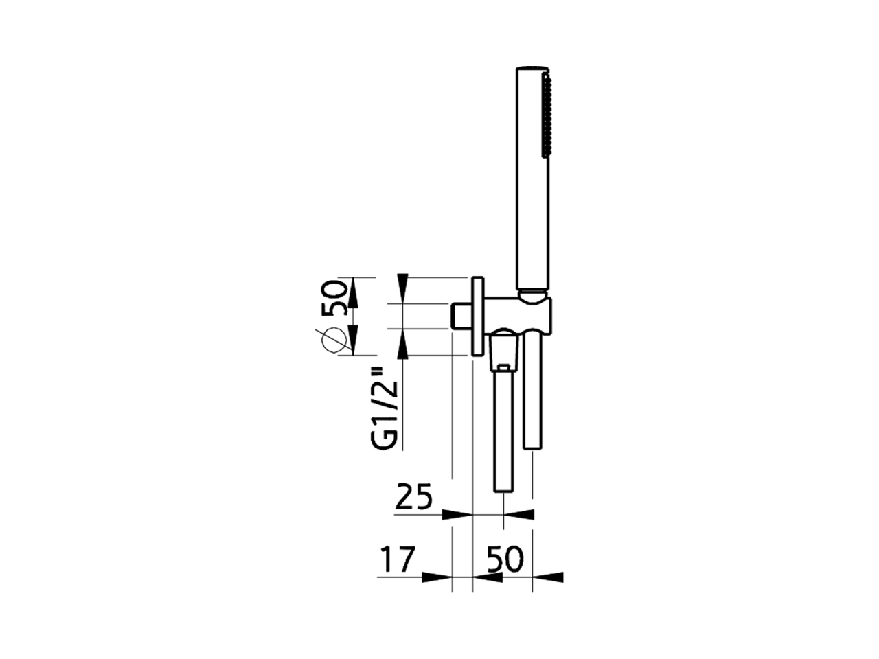 Showerset with wall elbow SHOWER_C2003030 - v1