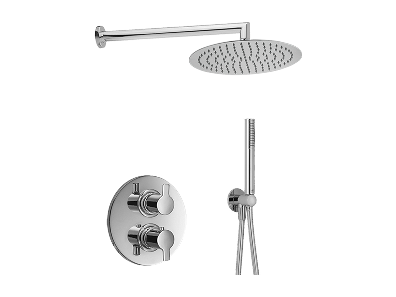 Concealed thermostatic shower mixer TENDER_C20KT010 - v1