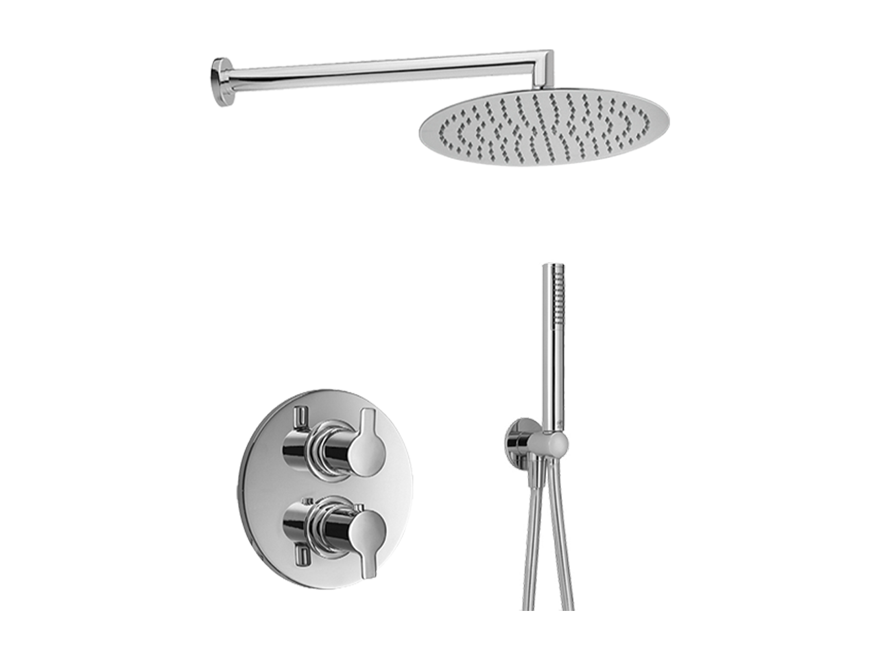 CisalConcealed thermostatic shower mixer TENDER_C20KT010