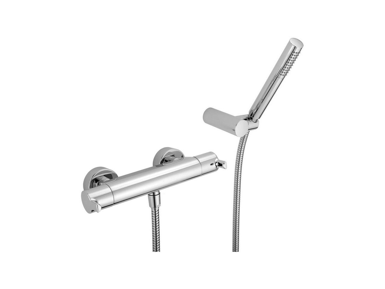 Thermostatic shower mixer, with shower set TENDER_C2D01010 - v1