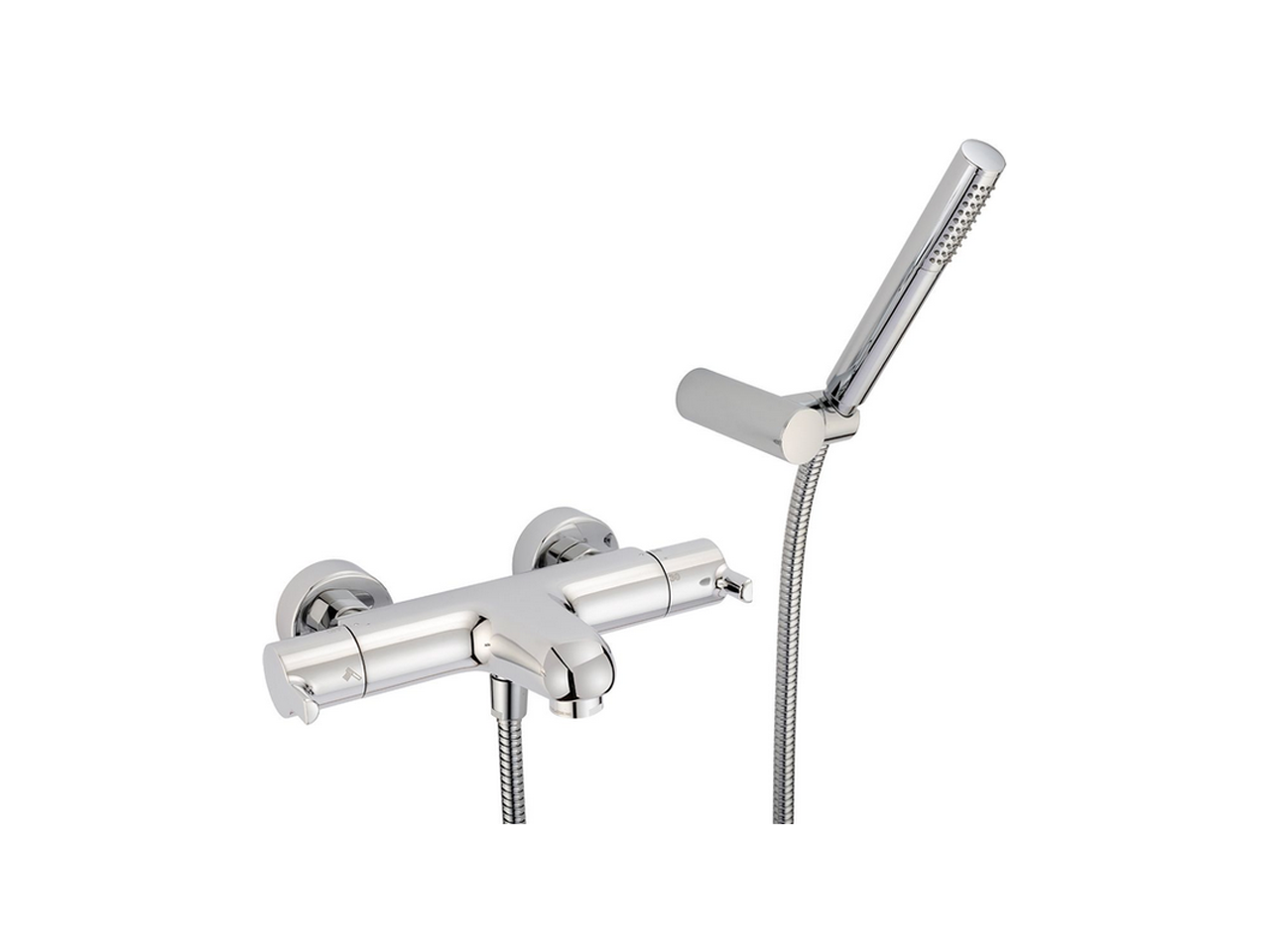 Thermostatic bath mixer, with shower set TENDER_C2D21010 - v1