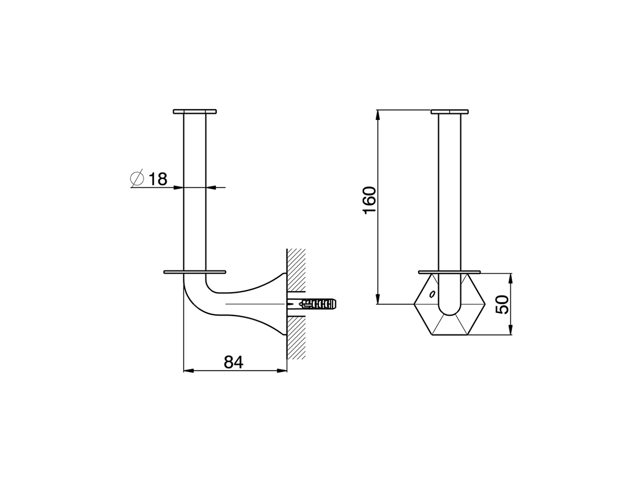 Toilet roll holder CHERIE_CE090410 - v1