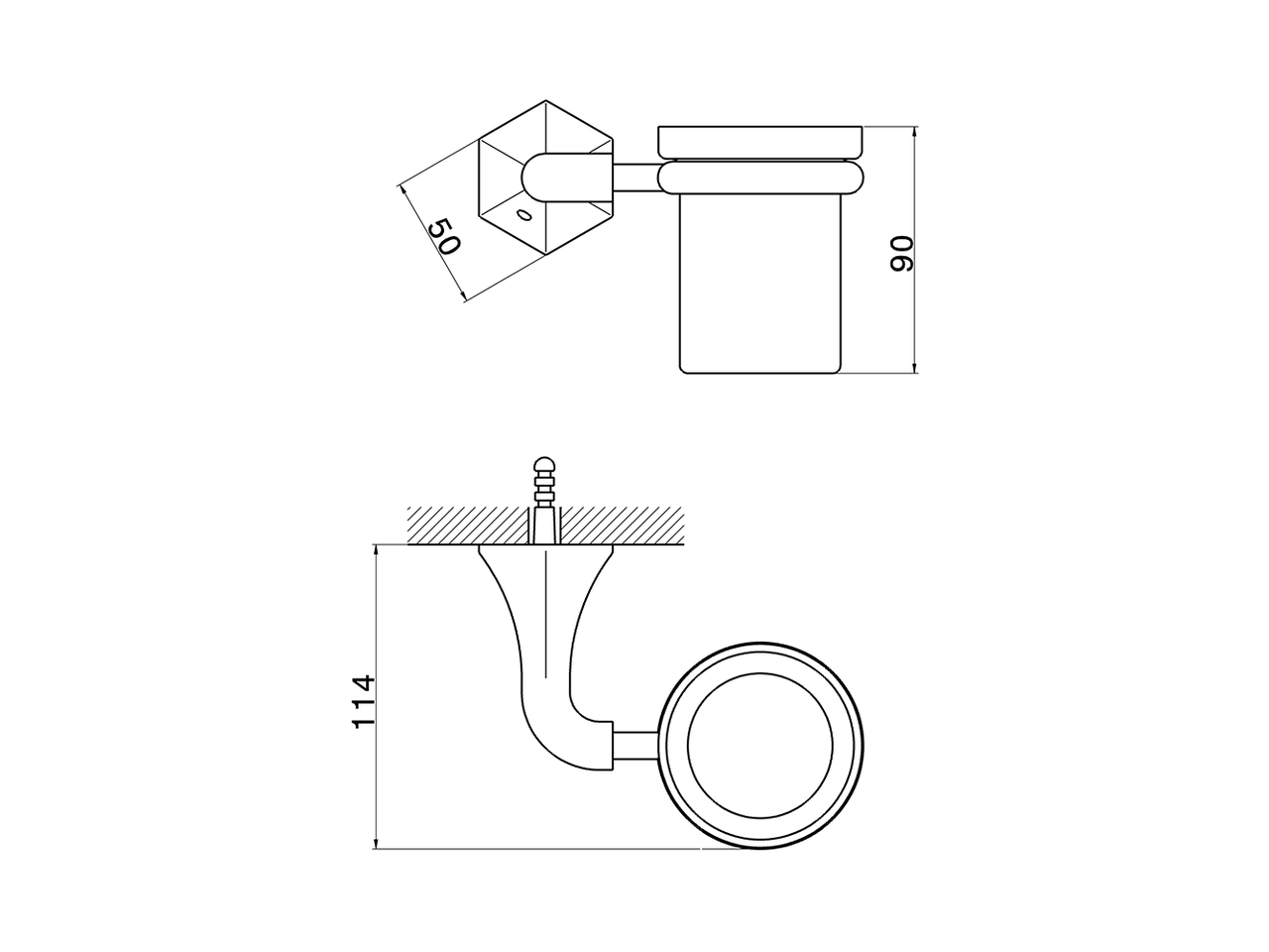 Glass holder CHERIE_CE090500 - v1