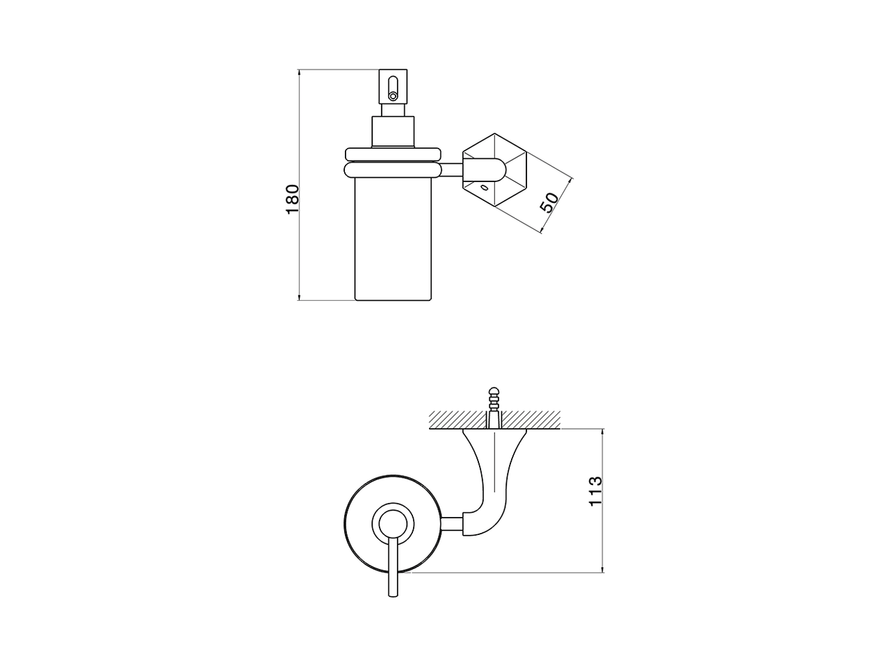 Soap dispenser holder CHERIE_CE090620 - v1