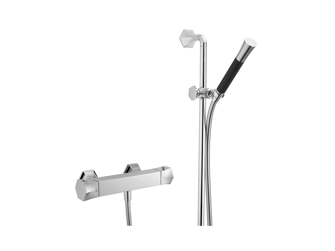 CisalThermostatic shower mixer with sliding bar CHERIE_CES01010
