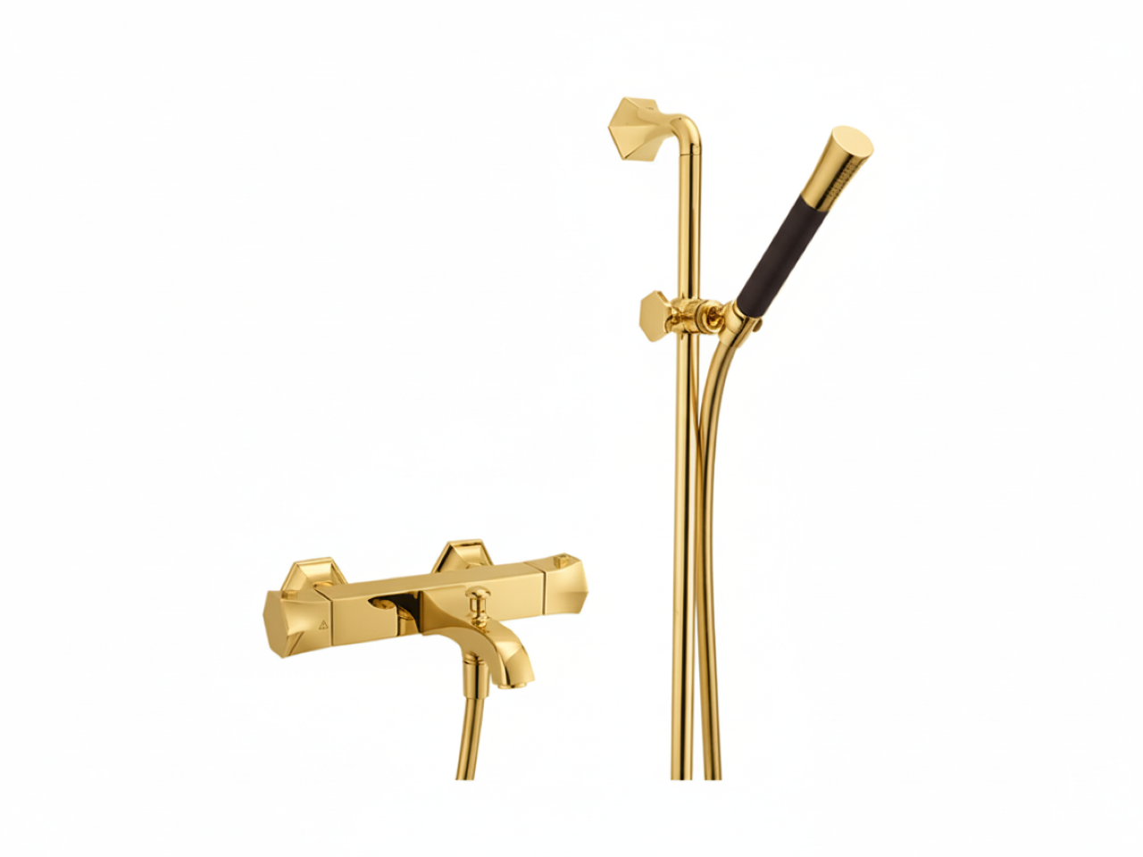 Thermostatic bath-shower mixer with sliding bar CHERIE_CES27010 -1