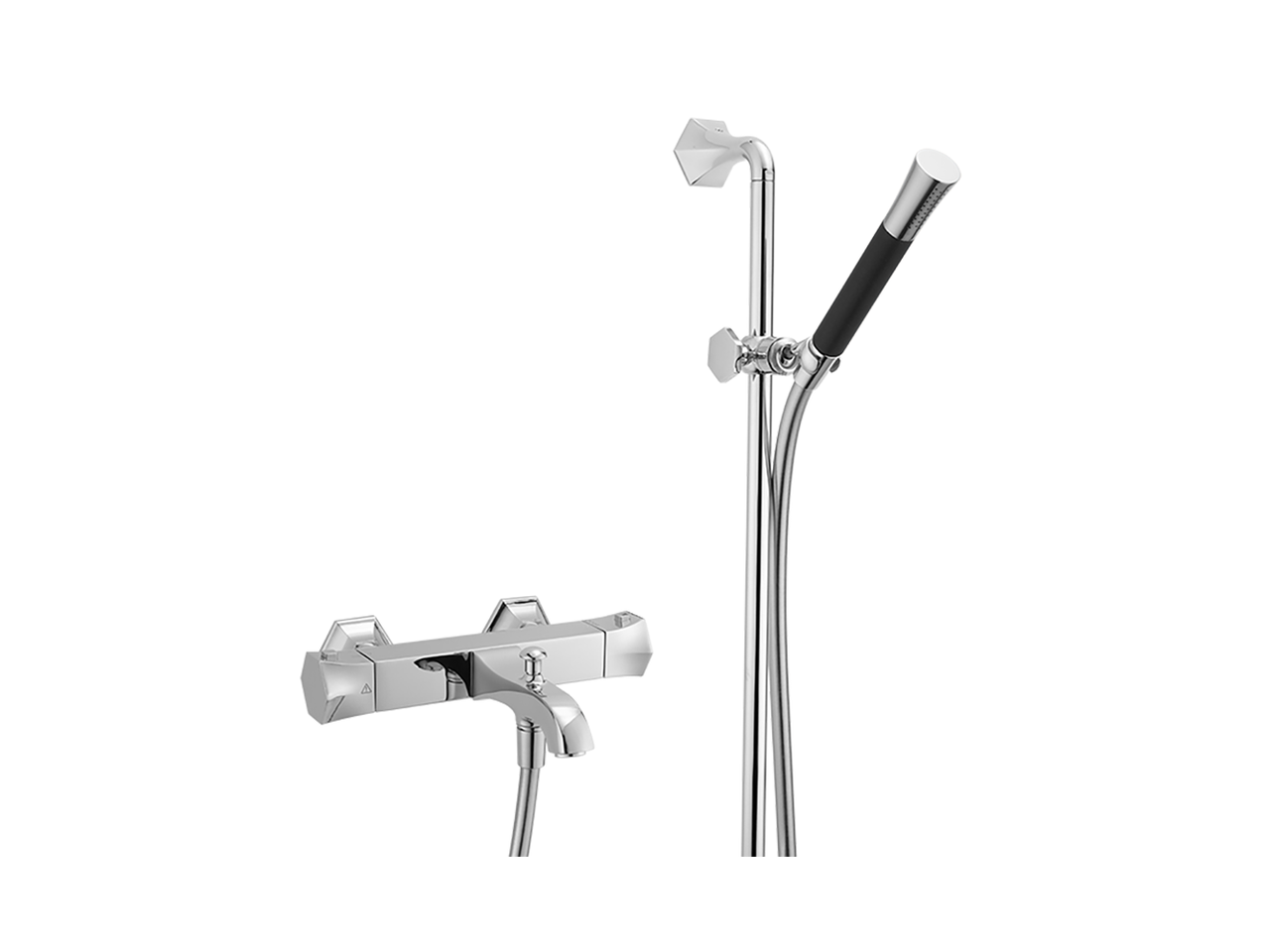 CisalThermostatic bath-shower mixer with sliding bar CHERIE_CES27010