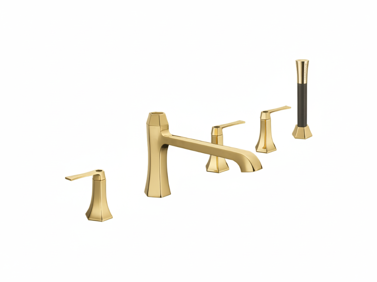 Deck-mounted 5-hole bath mixer CHERIE_CF000260 -1