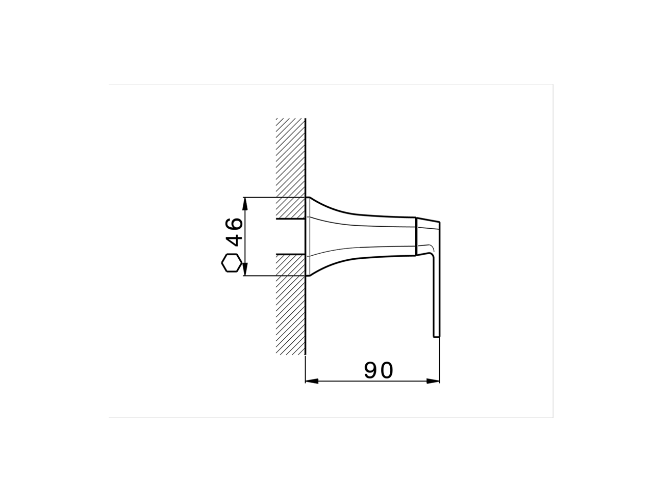 Stopvalve exposed part CHERIE_CF003310 - v1