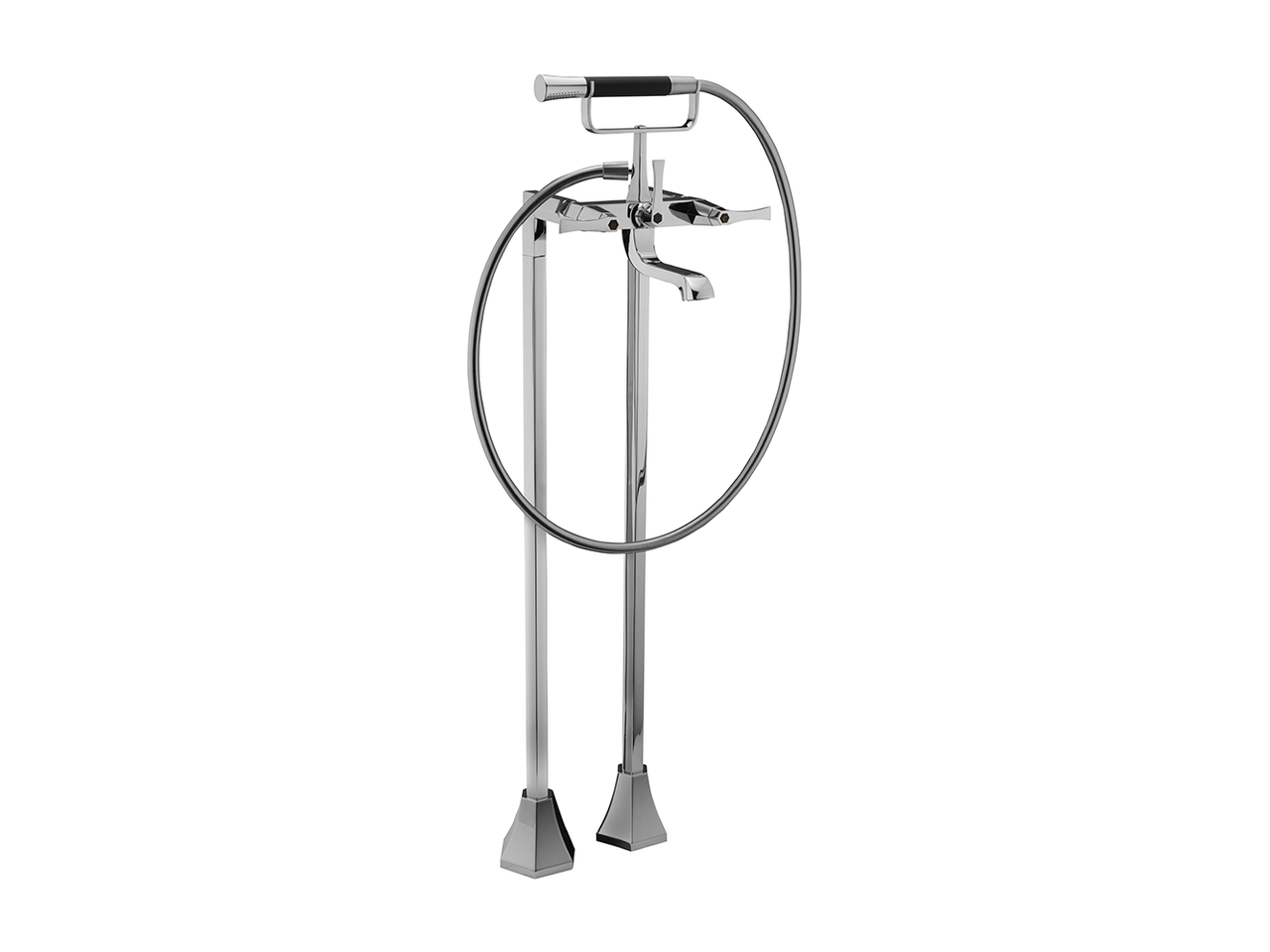 CisalBath mixer, with floor mount legs CHERIE_CF004200