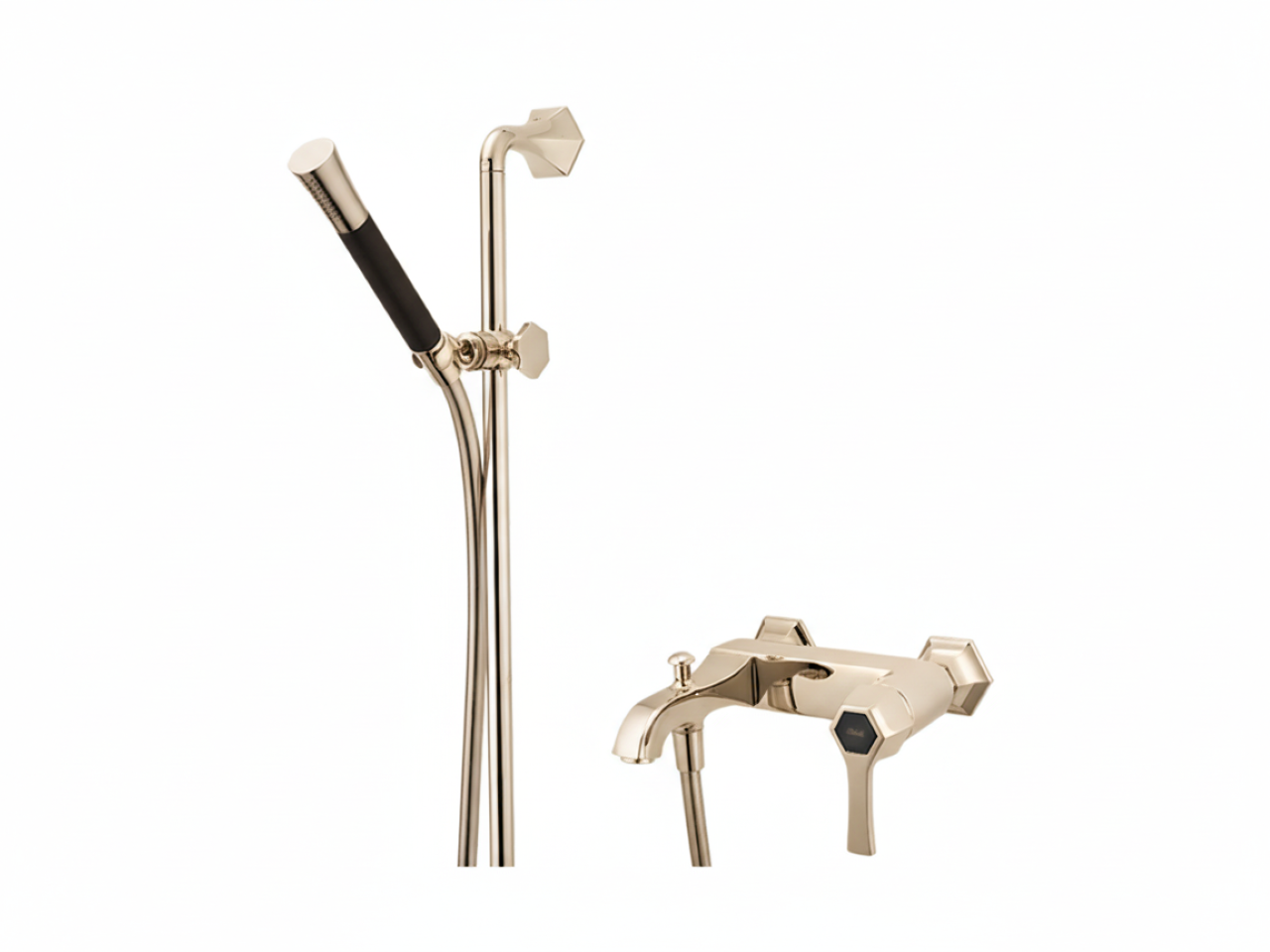 Single lever bath mixer, with shower set CHERIE_CH000064 -1