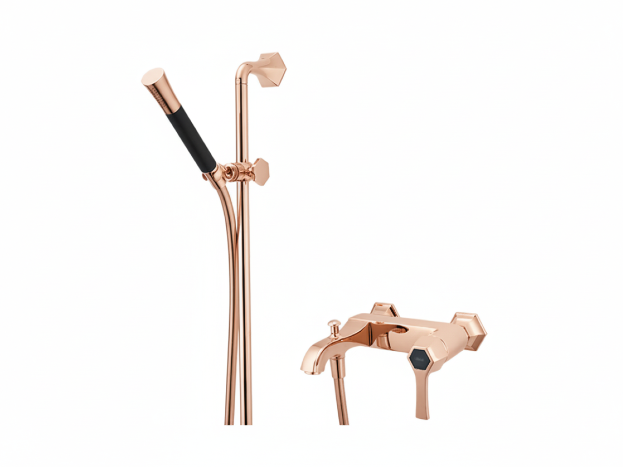 Single lever bath mixer, with shower set CHERIE_CH000064 -1