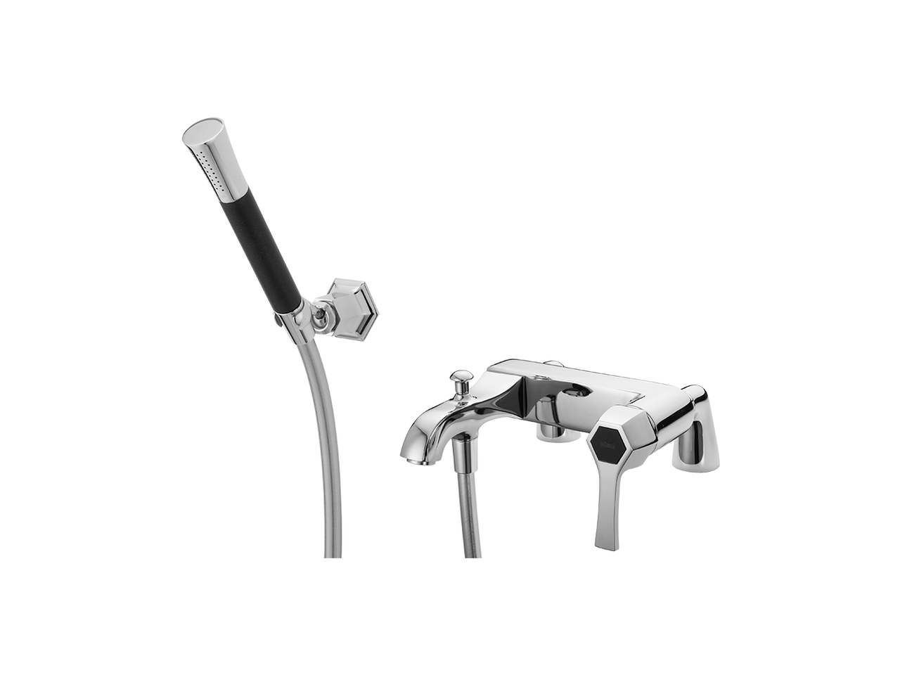 Single lever bath mixer, with shower set CHERIE_CH000094 - v1