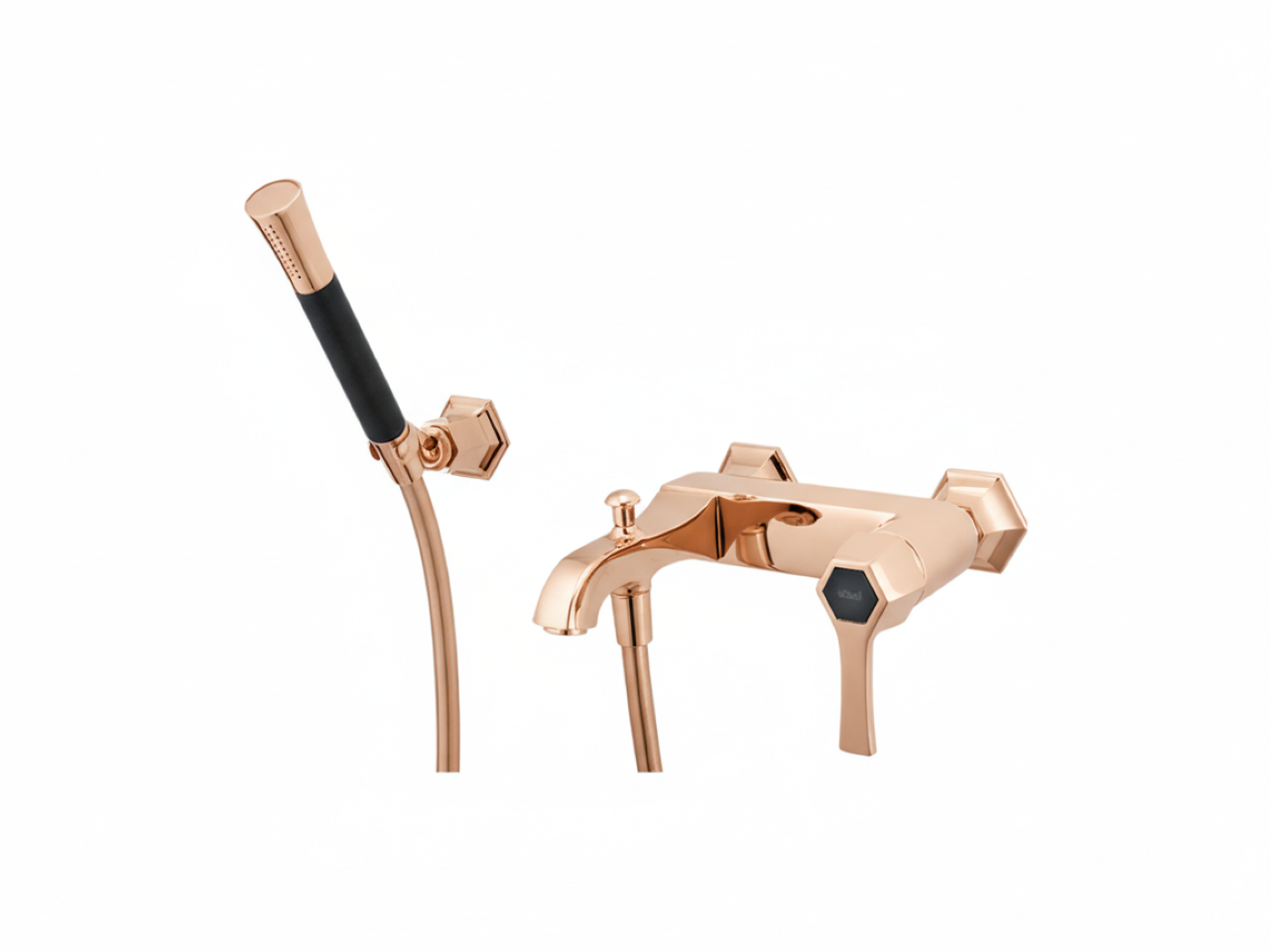 Single lever bath mixer, with shower set CHERIE_CH000124 -1