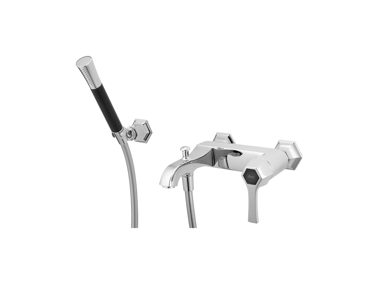 CisalSingle lever bath mixer, with shower set CHERIE_CH000124