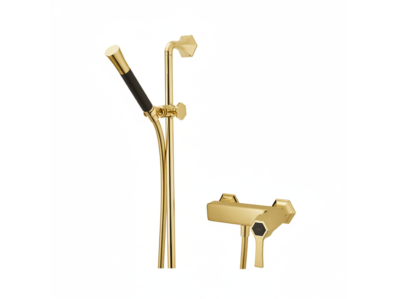 Single lever shower mixer, with shower set CHERIE_CH000464 -1