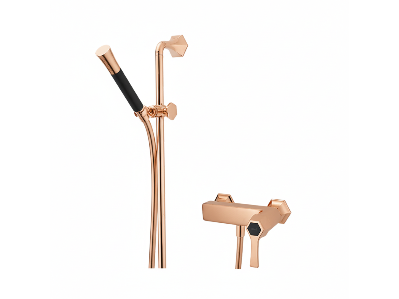 Single lever shower mixer, with shower set CHERIE_CH000464 -1